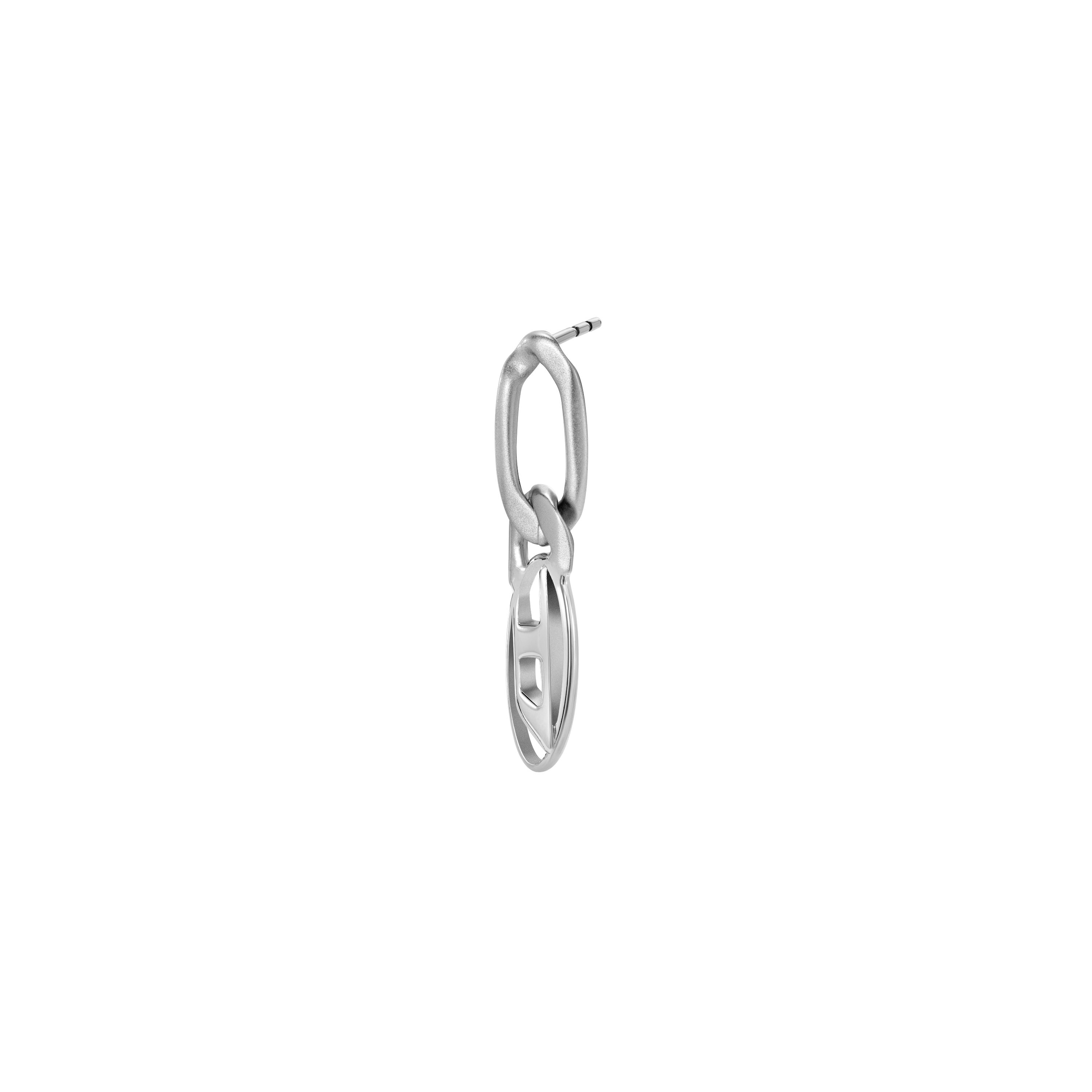 Diesel Single-Ohrstecker »Schmuck Geschenk Metall OVAL D LOGO, DX1598040«