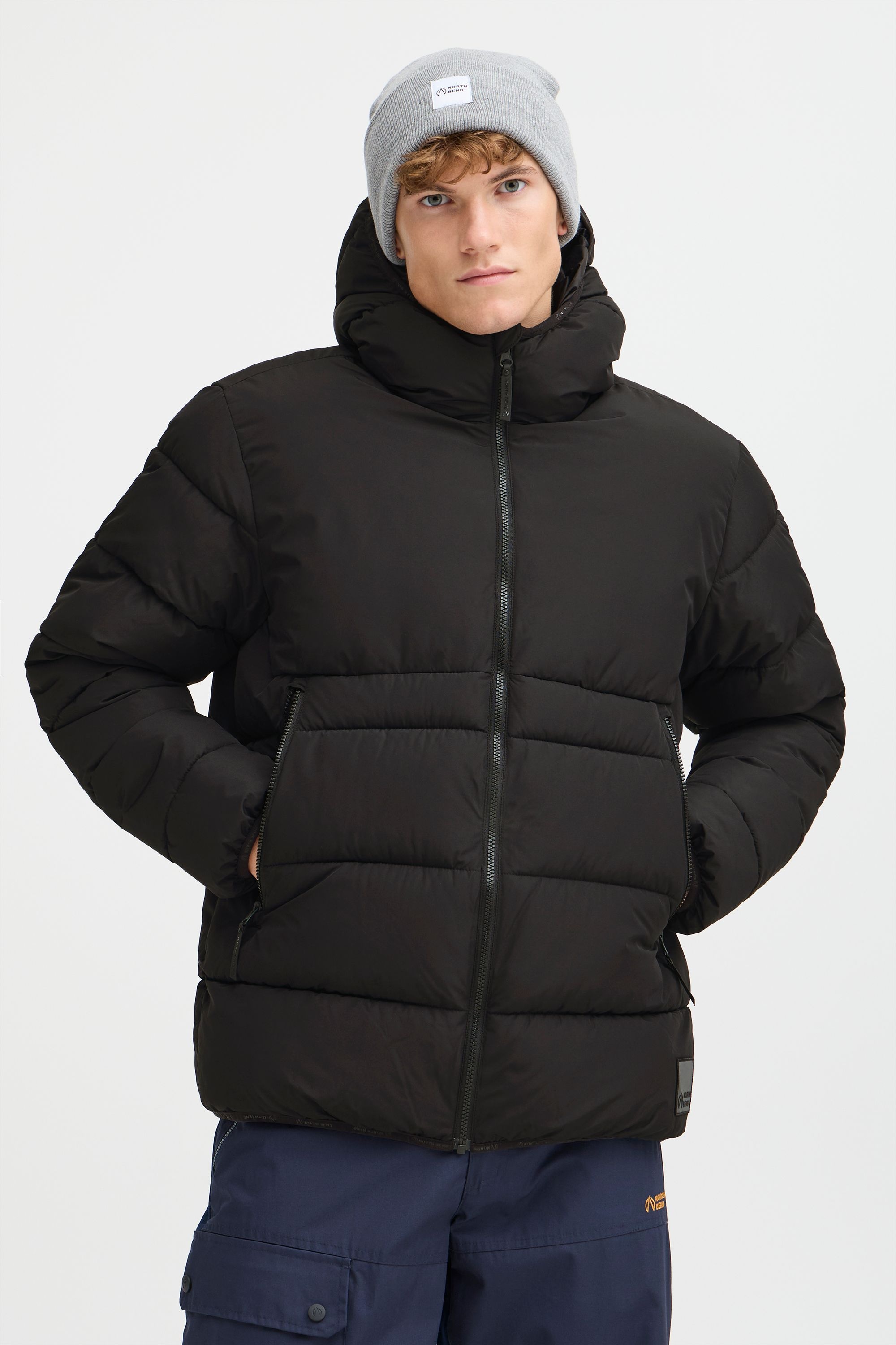 North Bend Steppjacke »Steppjacke NBSareno M«, mit Kapuze