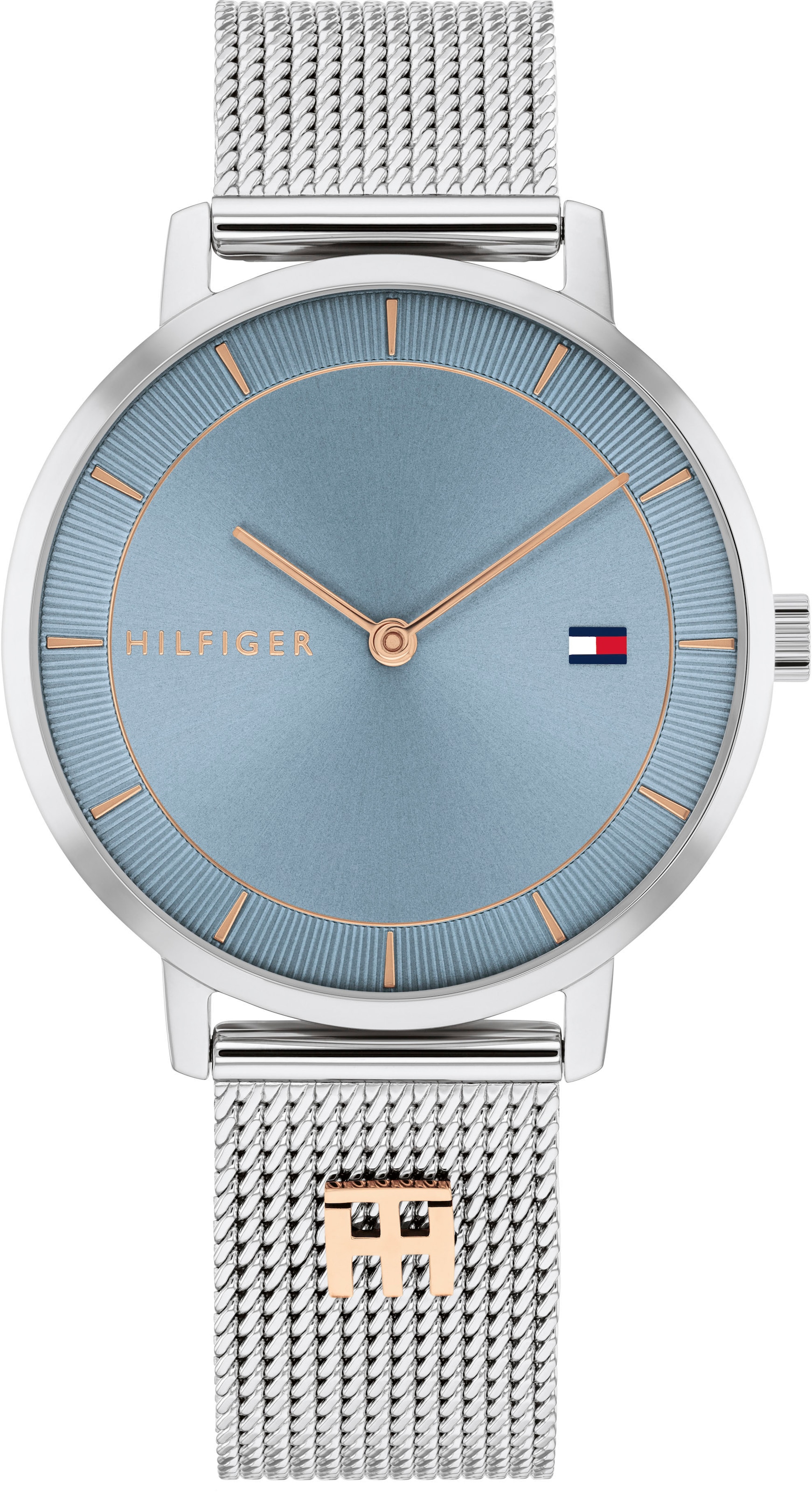 Tommy Hilfiger Quarzuhr »Tea«, Armbanduhr, Damenuhr, Edelstahlarmband, analog