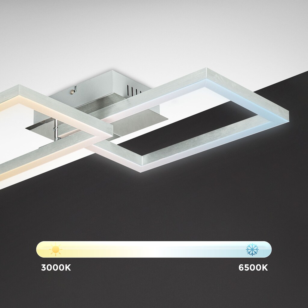 B.K.Licht LED Deckenleuchte »Smarte LED-Deckenleuchte, mit Farbwechsel, Lichteffekte«, 1 flammig-flammig