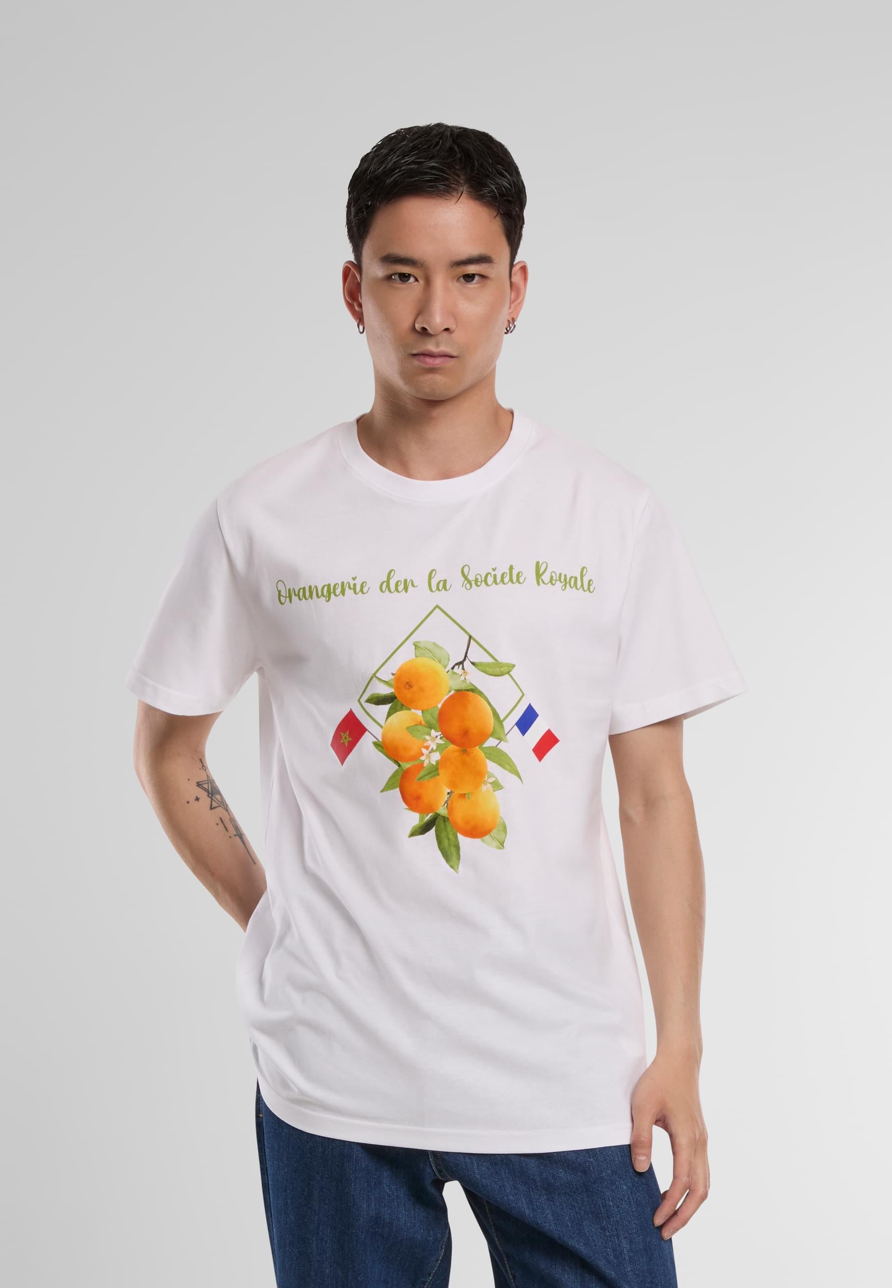MisterTee T-Shirt »MisterTee Herren Orangerie Tee«, (1 tlg.)