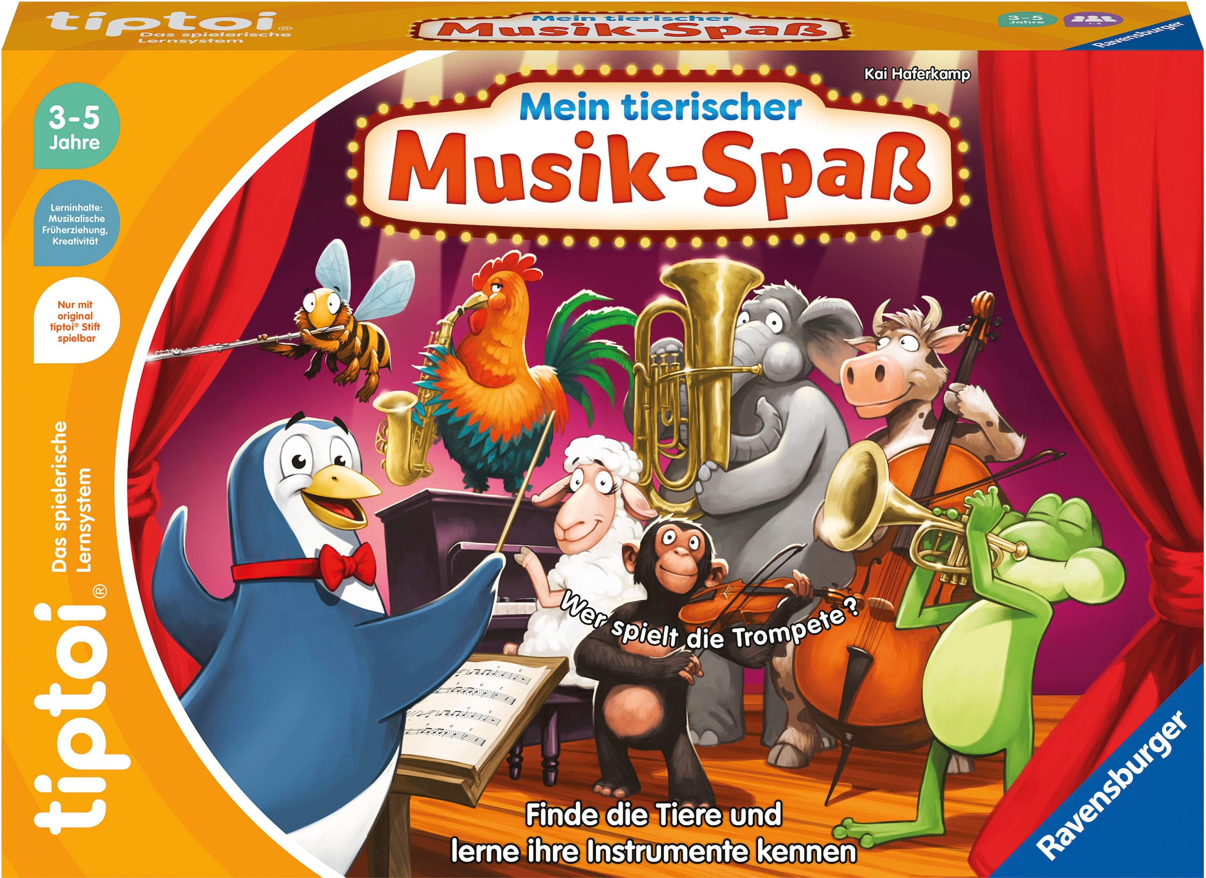 Ravensburger Spiel »tiptoi® Mein tierischer Musik-Spaß«, Made in Europe; FSC® - schützt Wald - weltweit