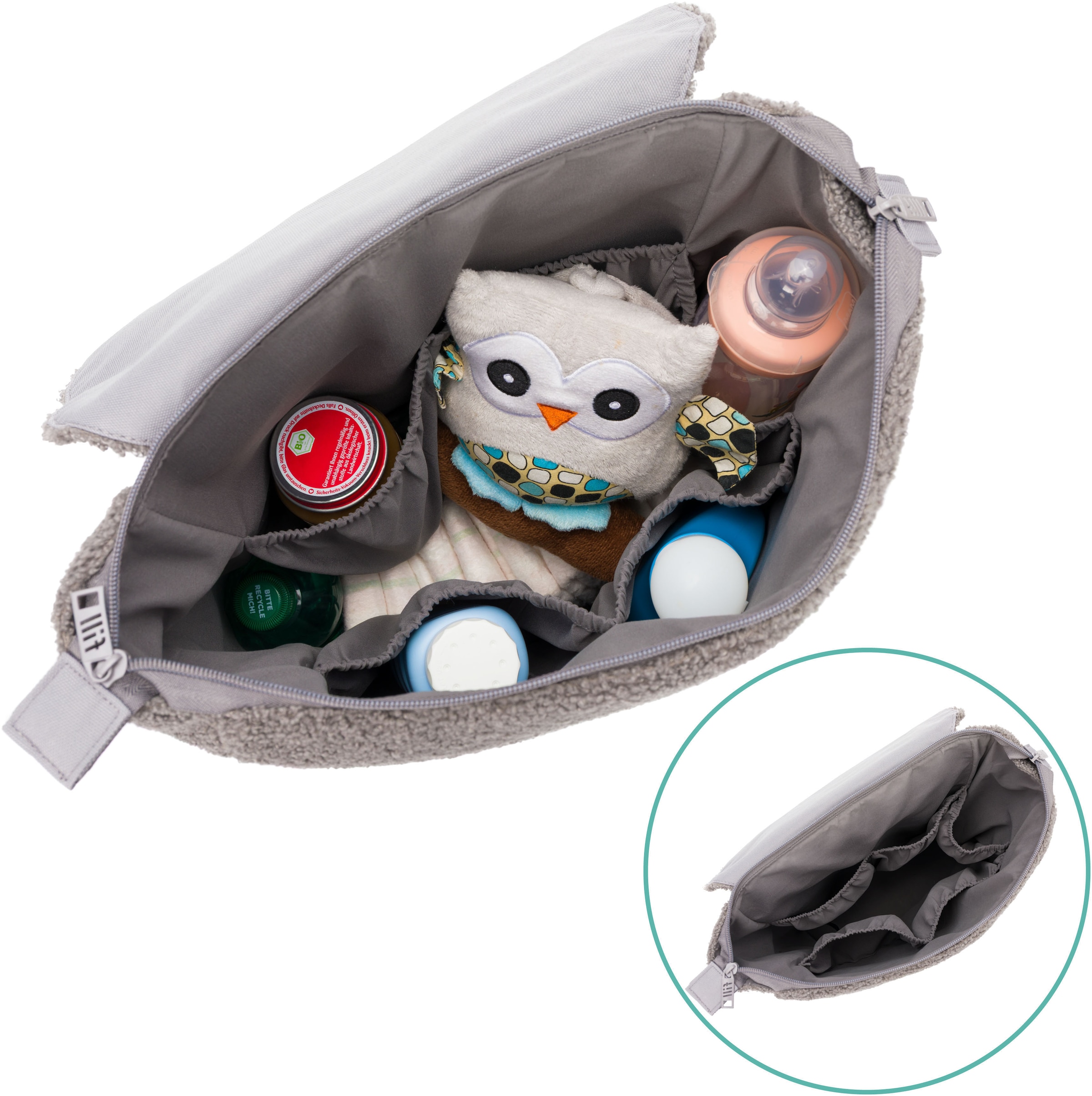 Fillikid Wickelrucksack »Teddy« inkl. Wickeltunterlage