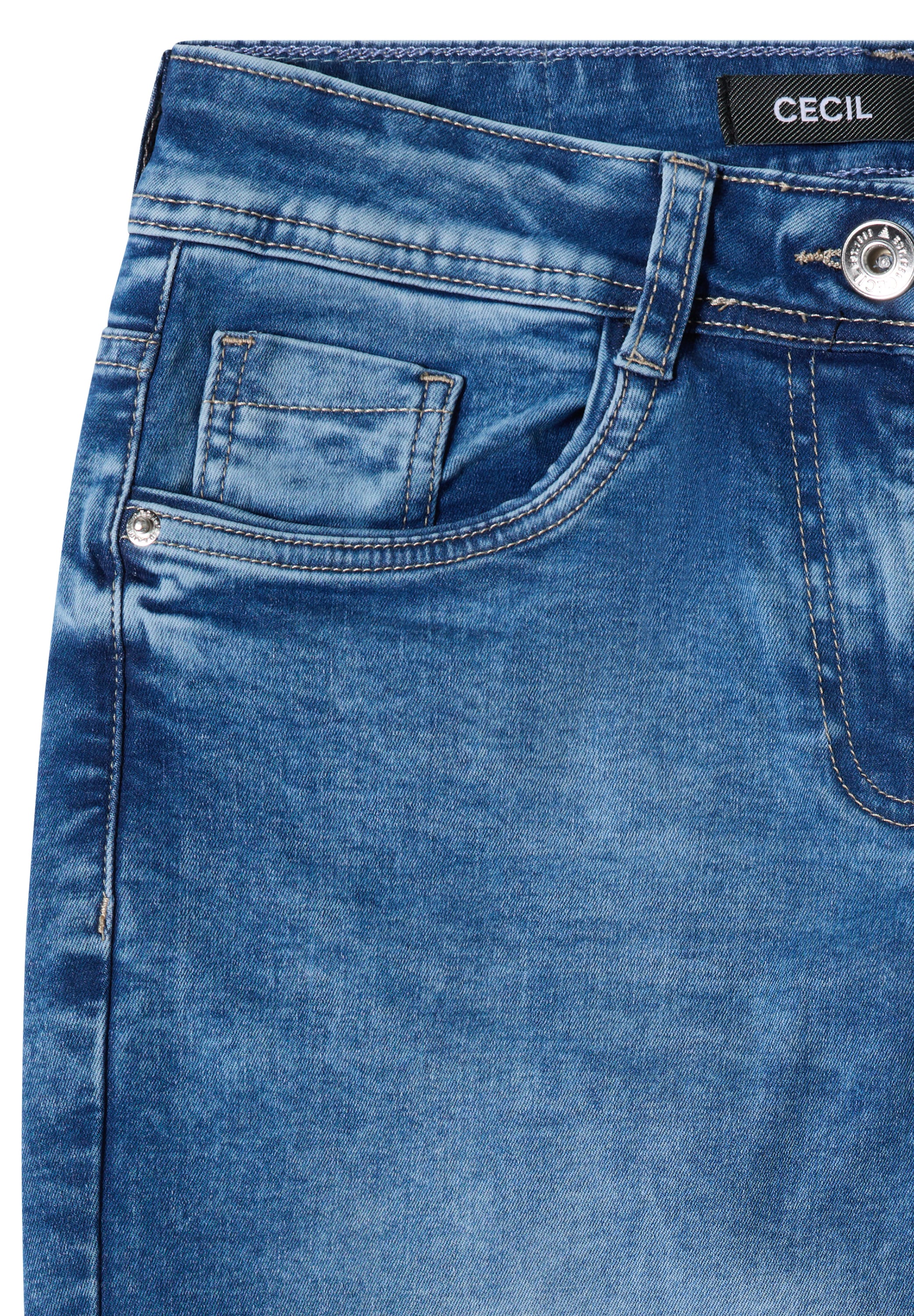 Cecil Loose-fit-Jeans 5-Pocket-Style