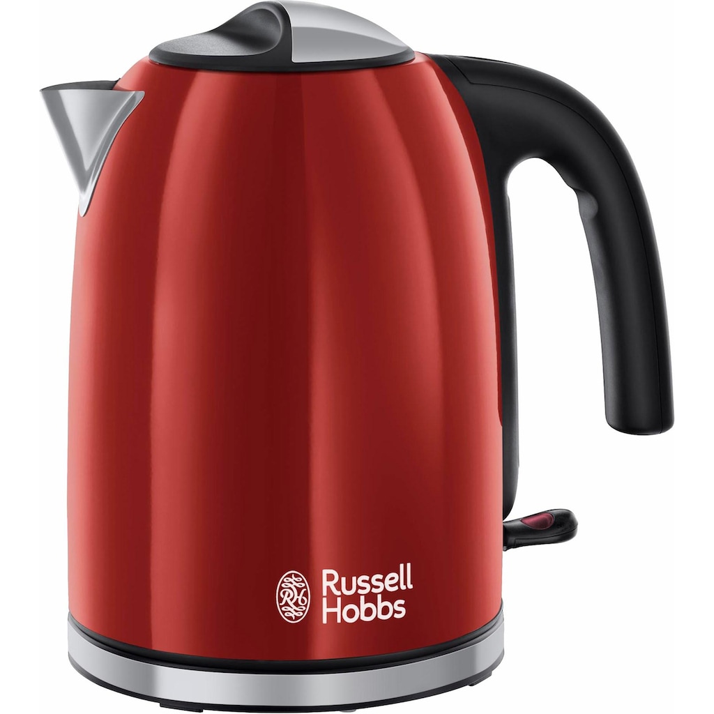 RUSSELL HOBBS Wasserkocher »20412-70 WK Colours Plus+ Flame Red«, 1,7 l, 2400 W