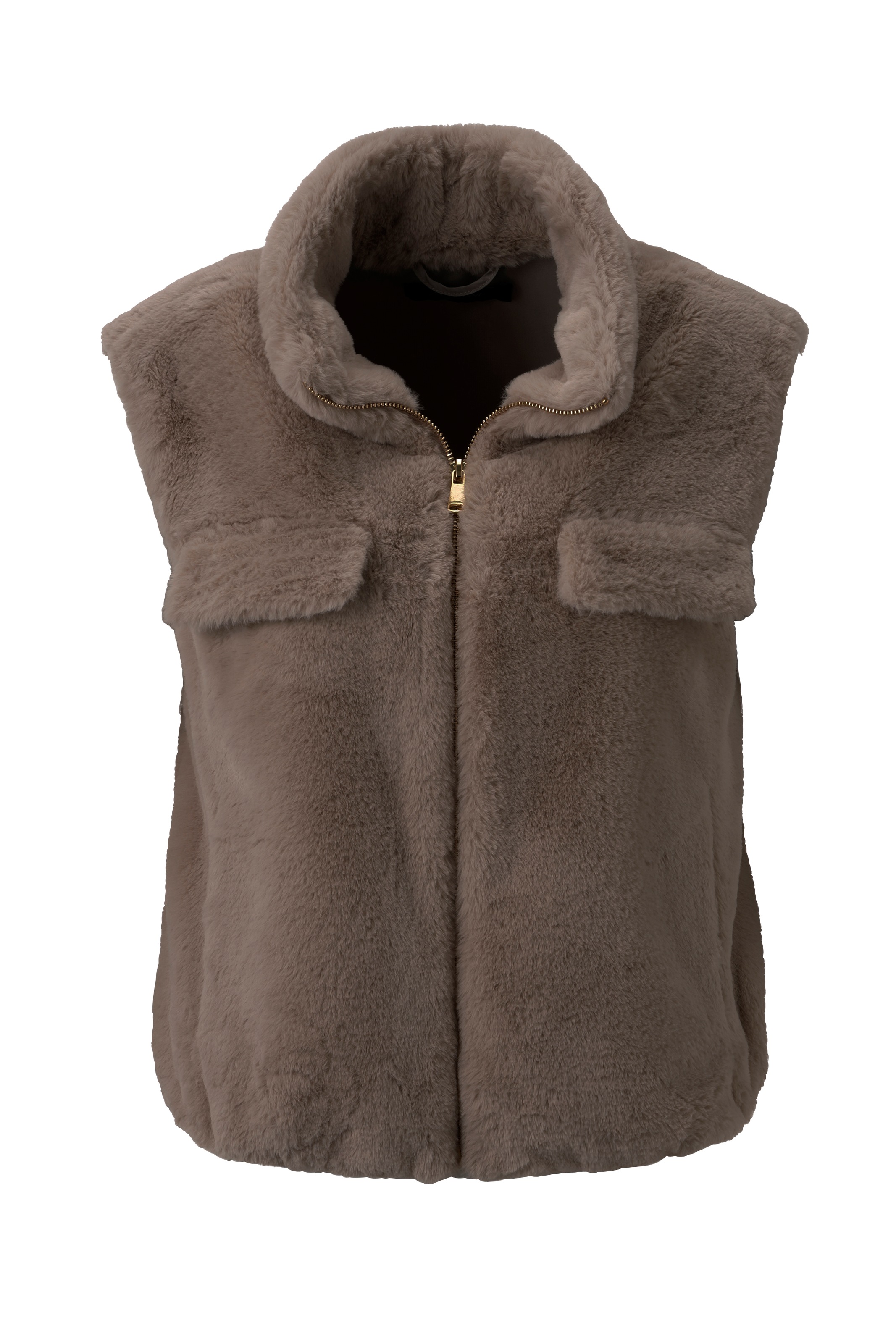 Aniston CASUAL Plüschweste, in trendiger Farbpalette - NEUE KOLLEKTION