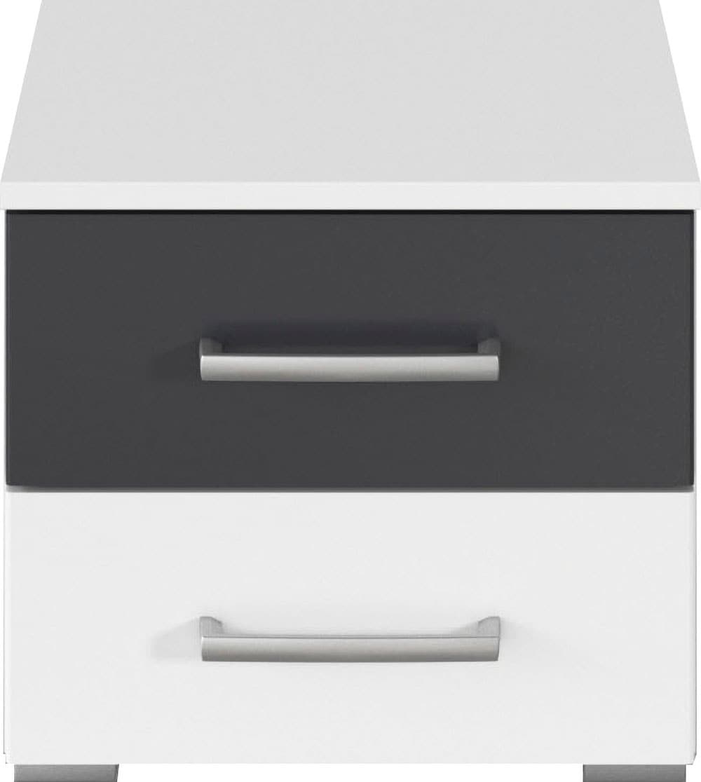 rauch Nachtkommode »Nachttisch Nachtkonsole Beistelltisch Kommode Sideboard BURANO«, mit farblich abgesetzter Schublade MADE IN GERMANY
