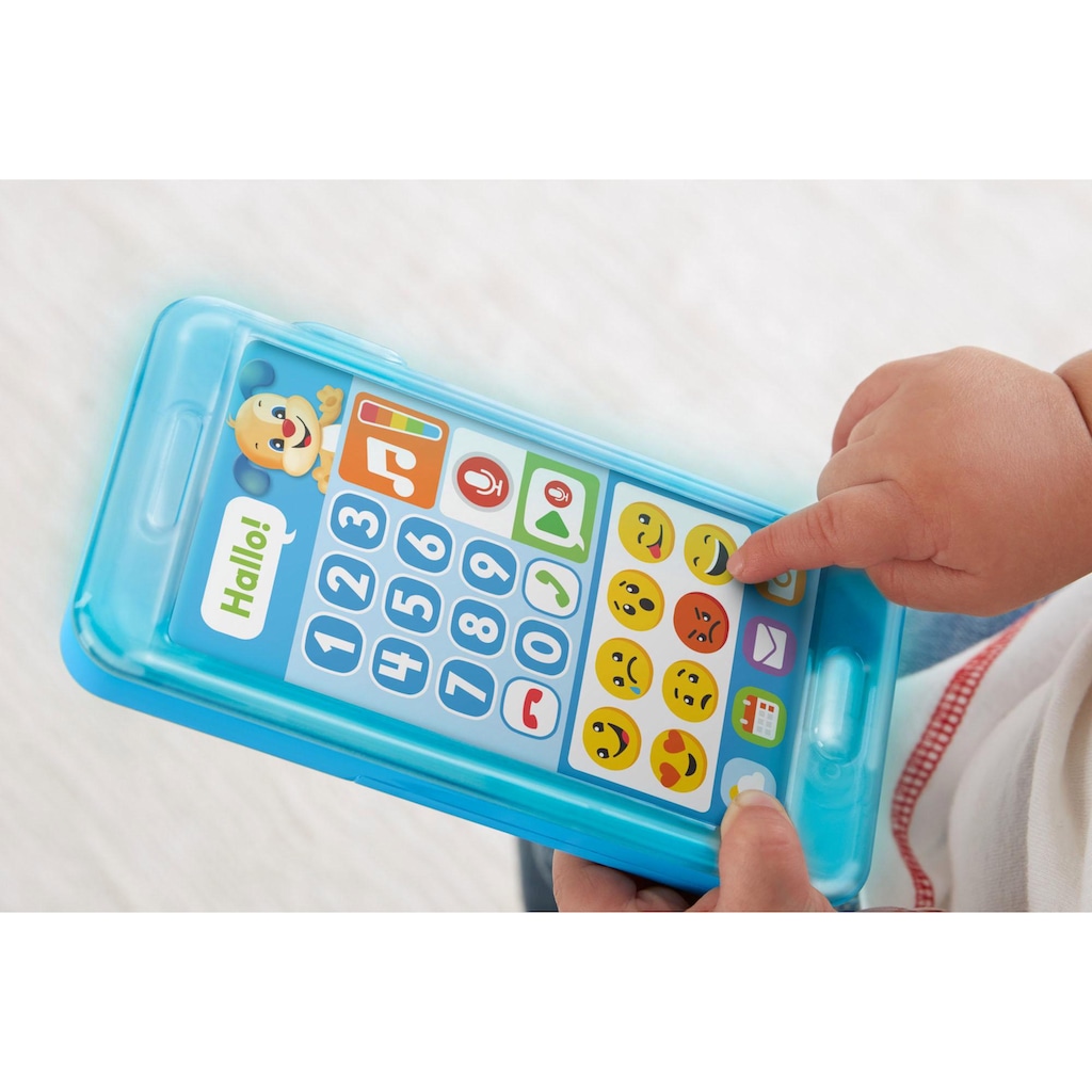 Fisher-Price® Spieltelefon »Lernspaß Hündchens Smart Phone«, mit Licht- und Soundeffekten