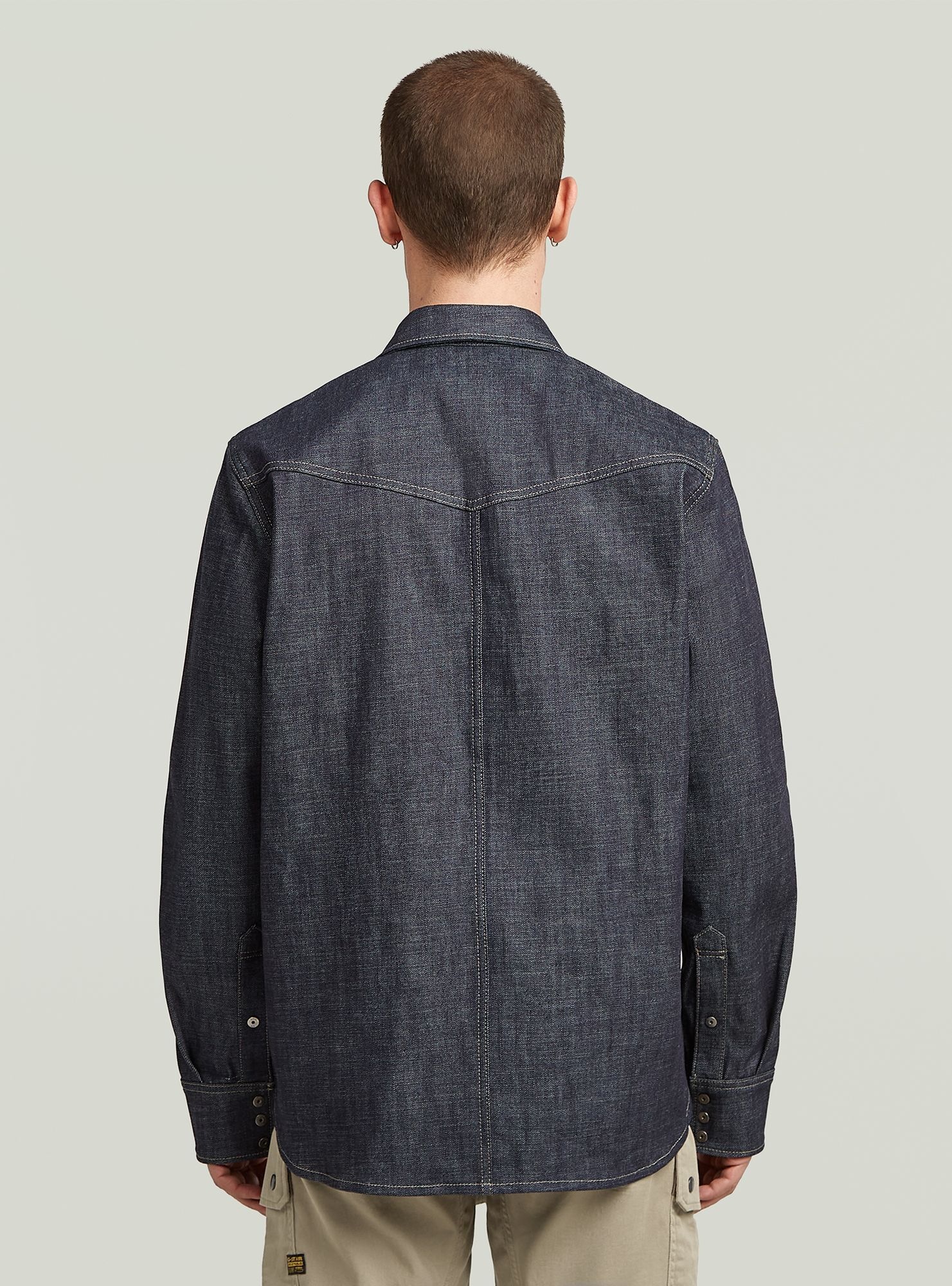 G-STAR Langarmshirt »Dakota Regular Selvedge Hemd«