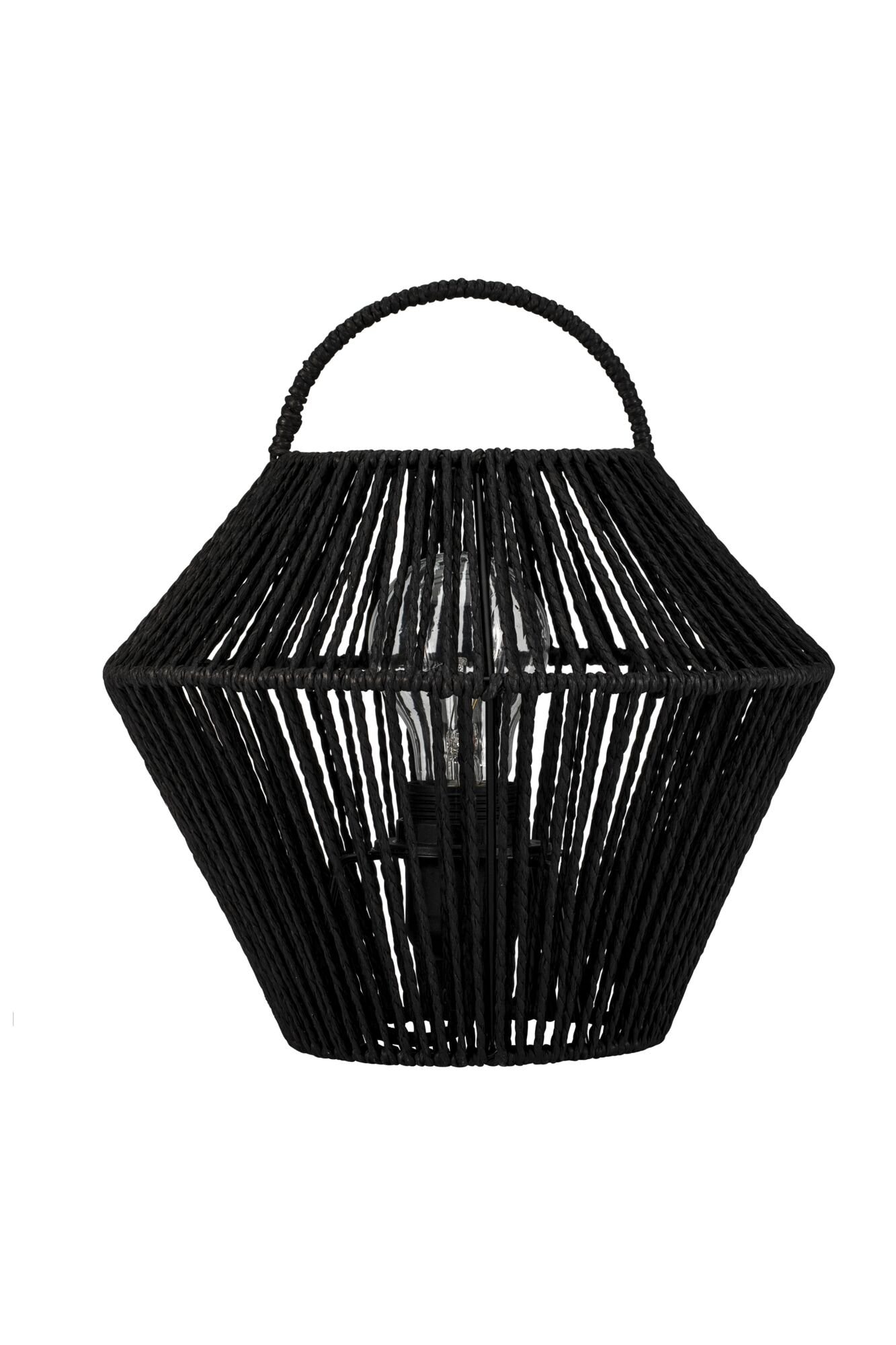 Rattan«, | Shine »Boho Black max20W Tischleuchte Pauleen 230V 1 flammig-flammig Schwarz Friday BAUR Metall/