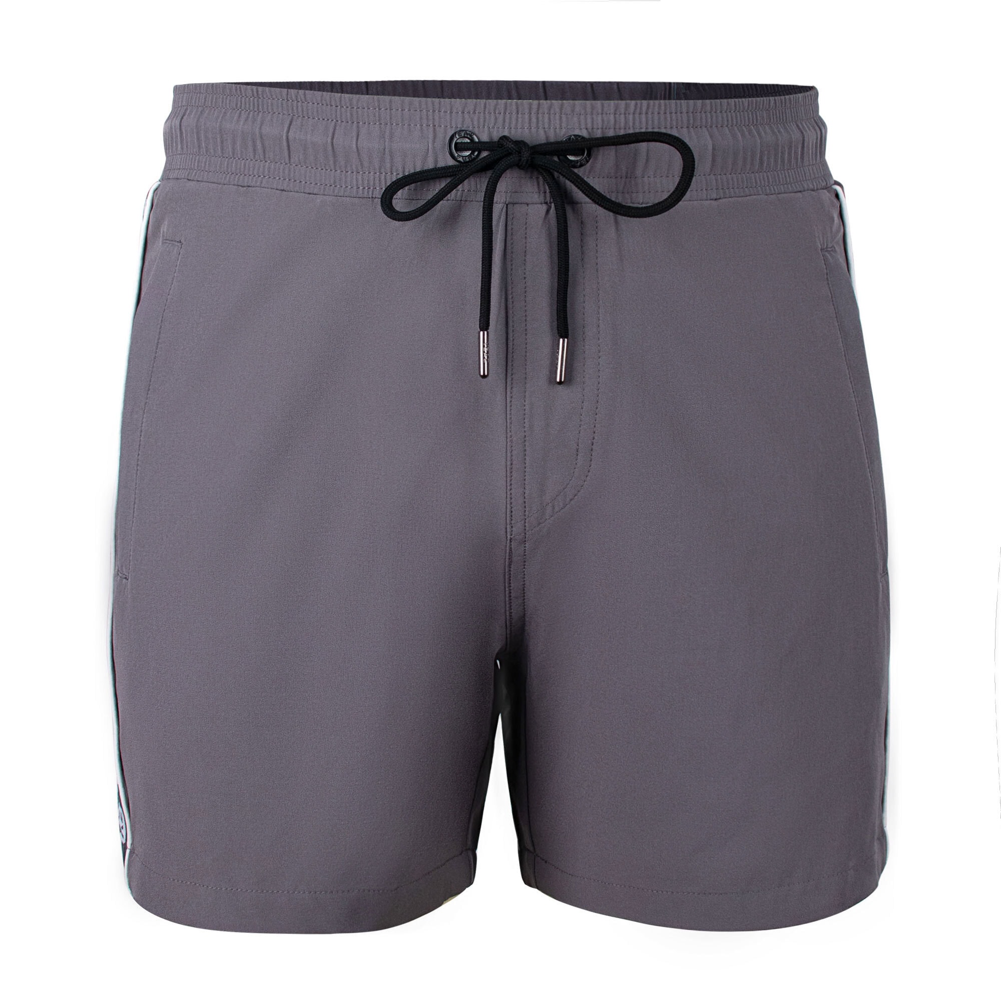 YEAZ Herren Badeshorts "Badeshorts SEABEAT", grau, Gr. XL, Obermaterial: 92% Polyester PES. 8% Elasthan EL., Badehosen