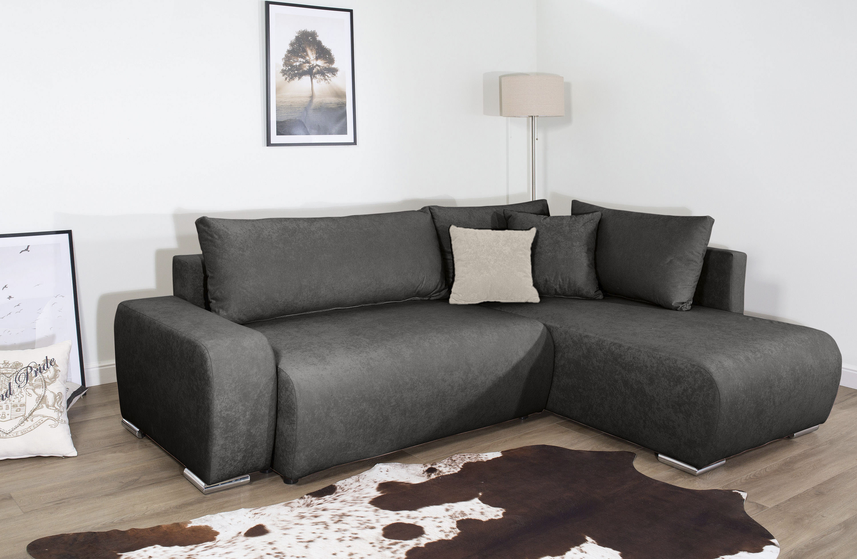 Thumbnail - COLLECTION AB Ecksofa "Poppy, L-Form, Breite 227 cm mit Schlaffunktion"