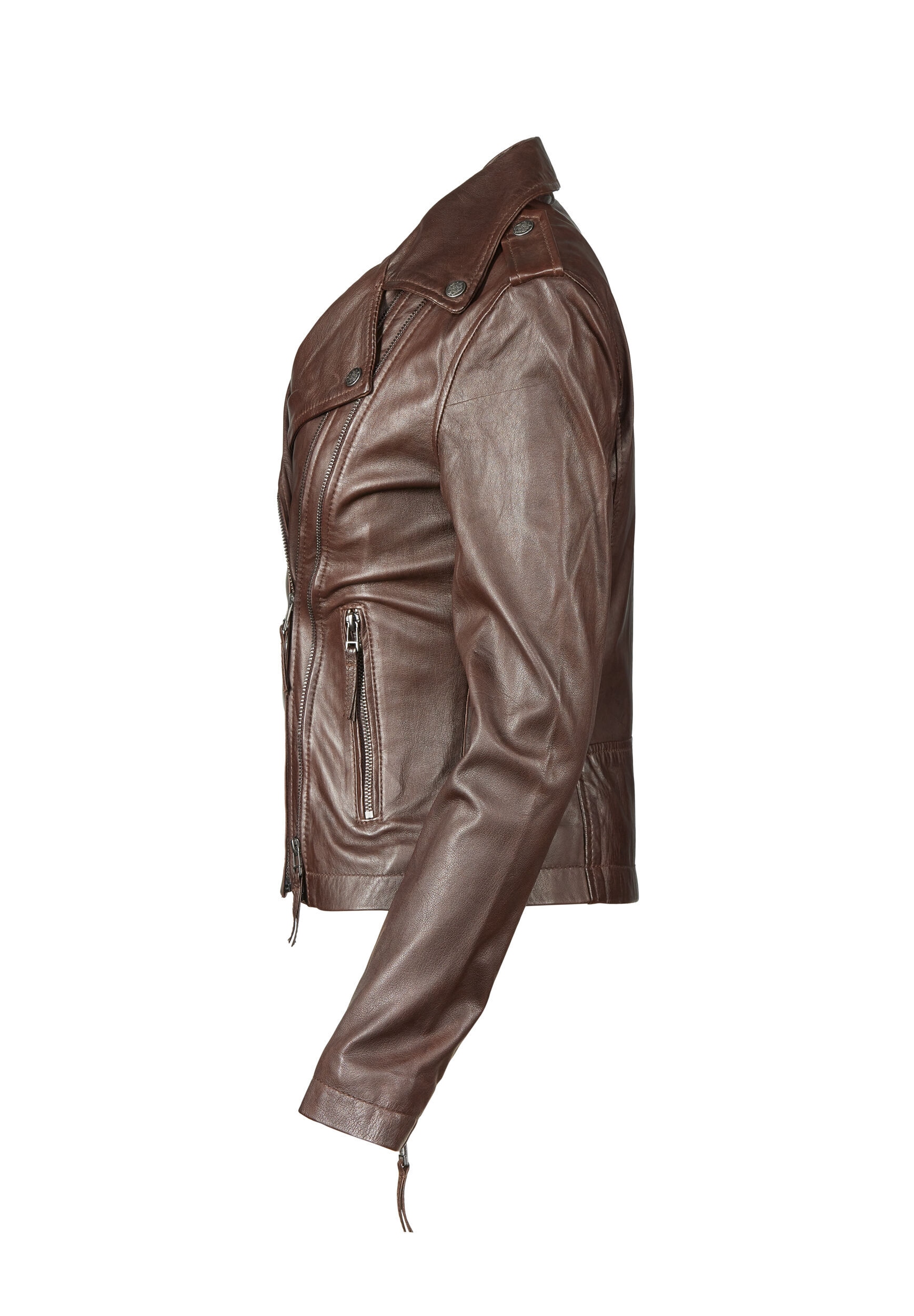 Apple of Eden Lederjacke »Apple of Eden Lederjacke AOE-102« ohne Kapuze aus weichem Leder