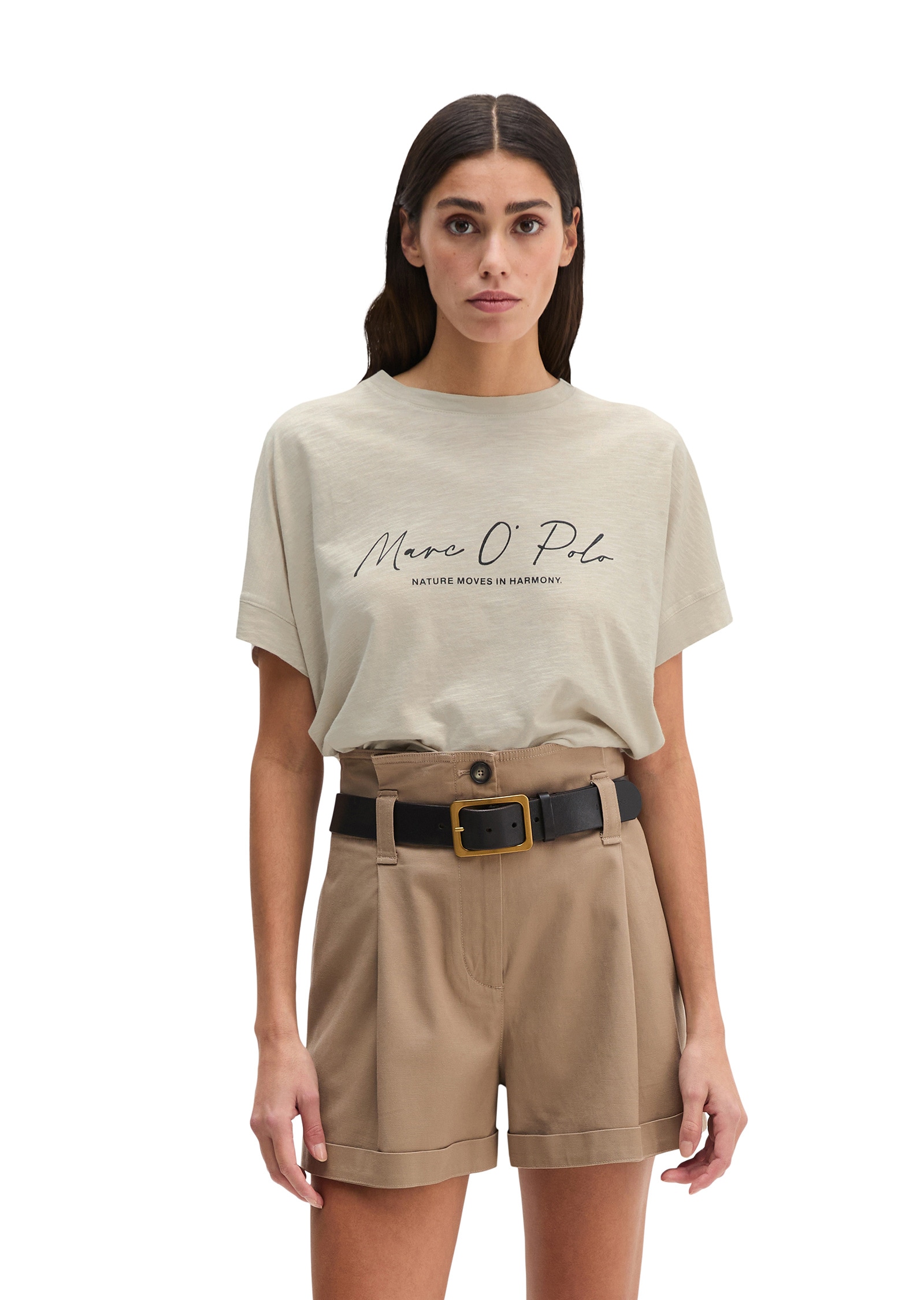 Marc OPolo T-Shirt "mit angeschnittenen Ärmeln" günstig online kaufen