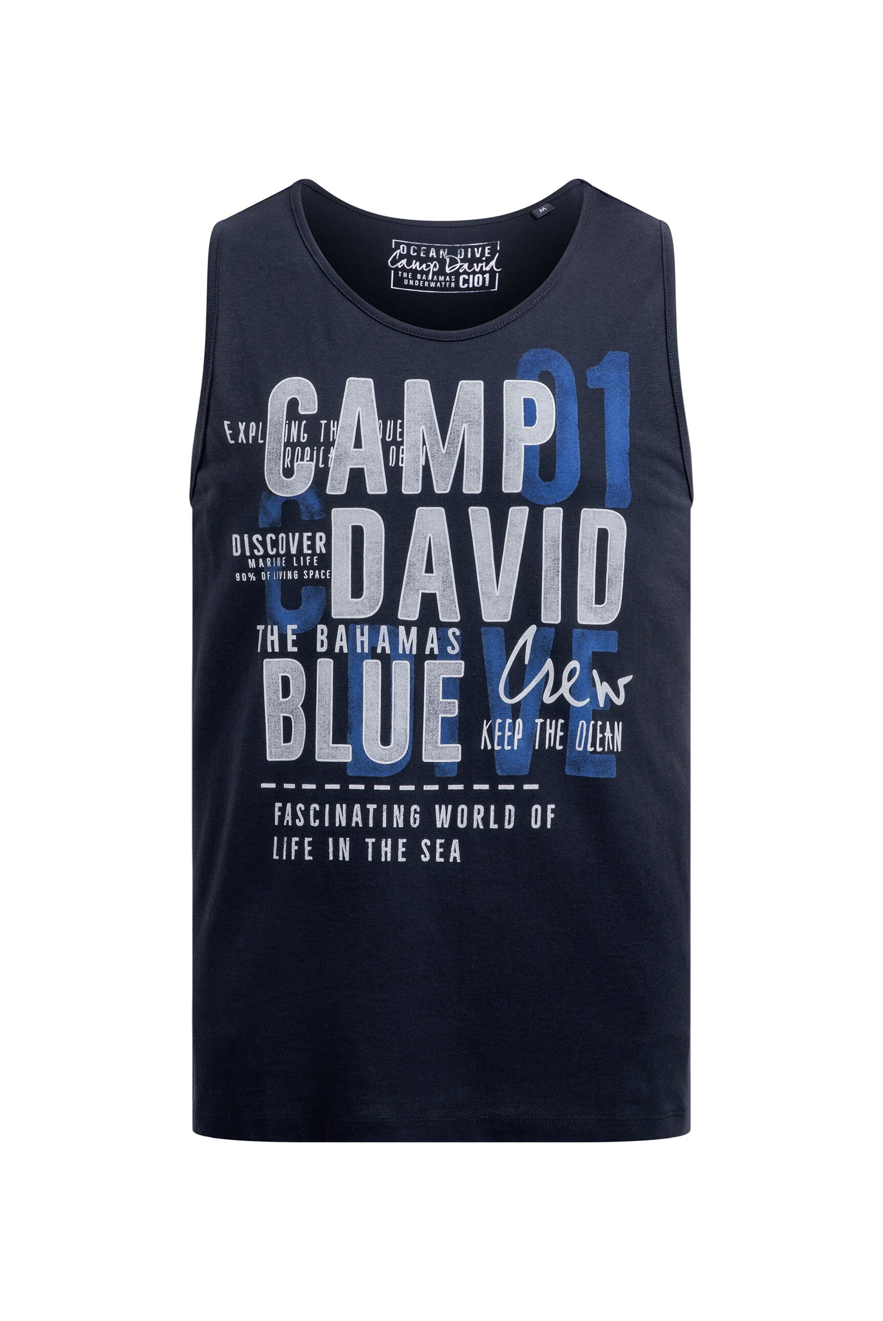 CAMP DAVID Tanktop aus Baumwolle