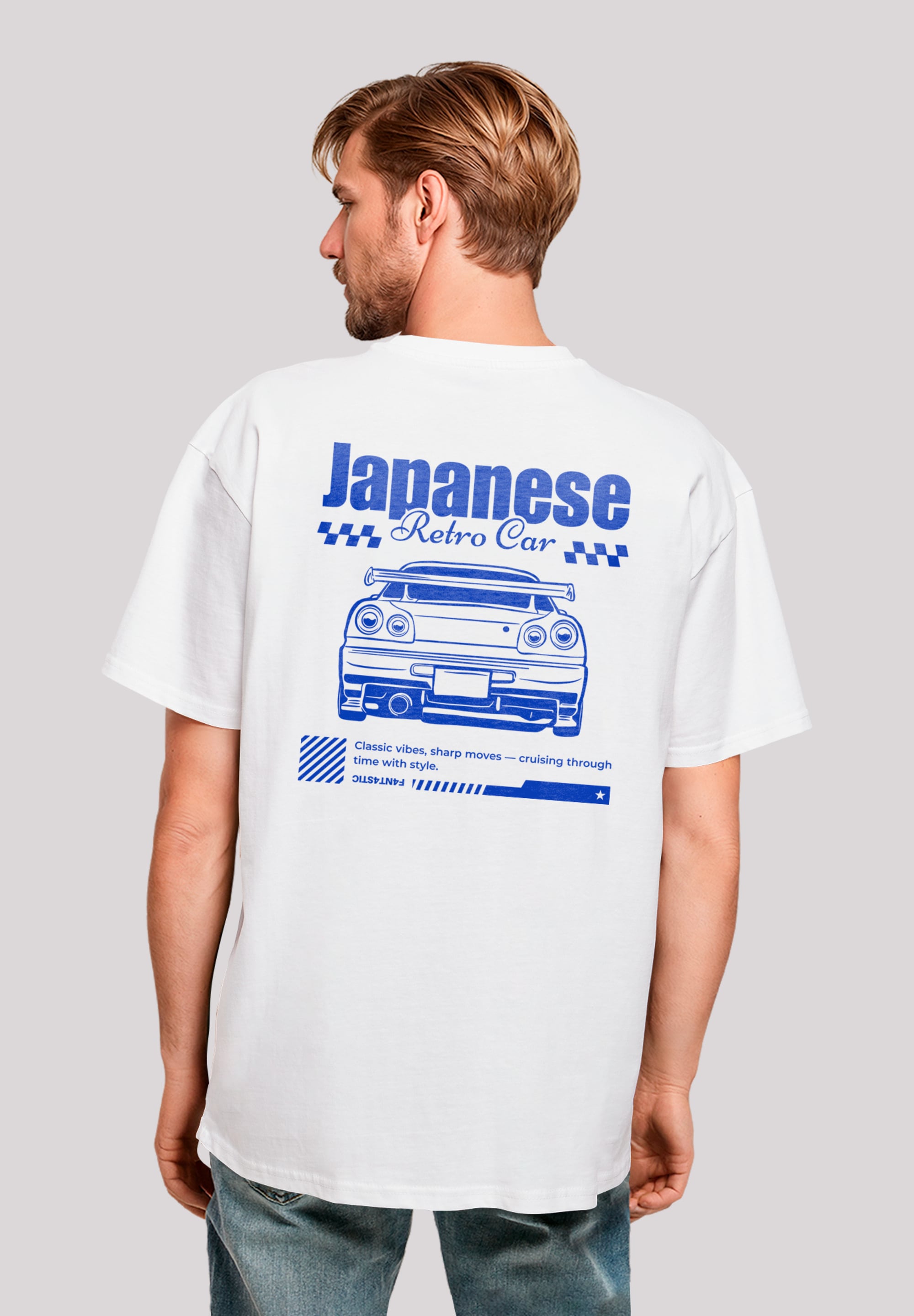 F4NT4STIC T-Shirt »Retro Car Oversize Japanese Streetstyle«, Japan Streetwear Styles