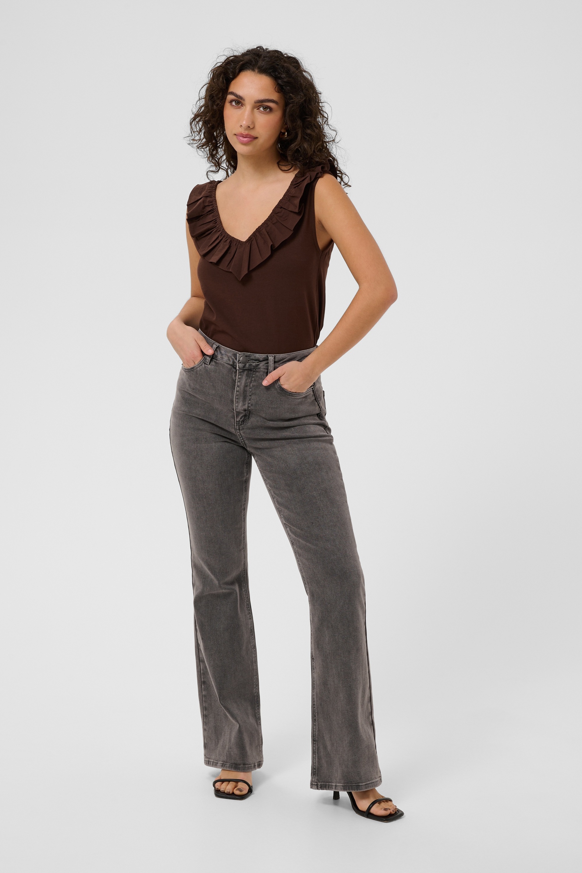 KAFFE Regular-fit-Jeans »Damen Jeans KAsinem«