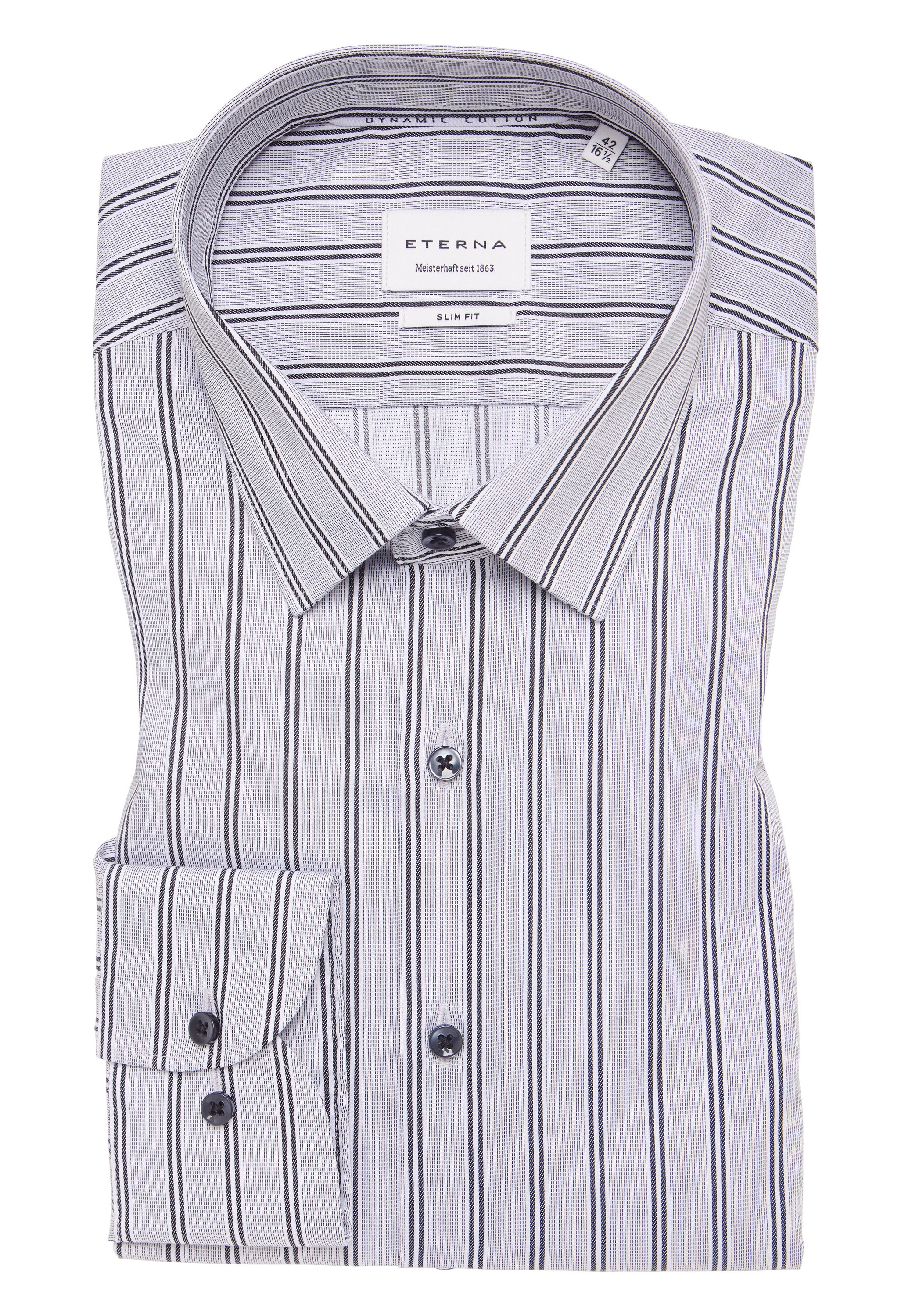 Eterna Langarmhemd »SLIM FIT«, NON IRON (bügelfrei)