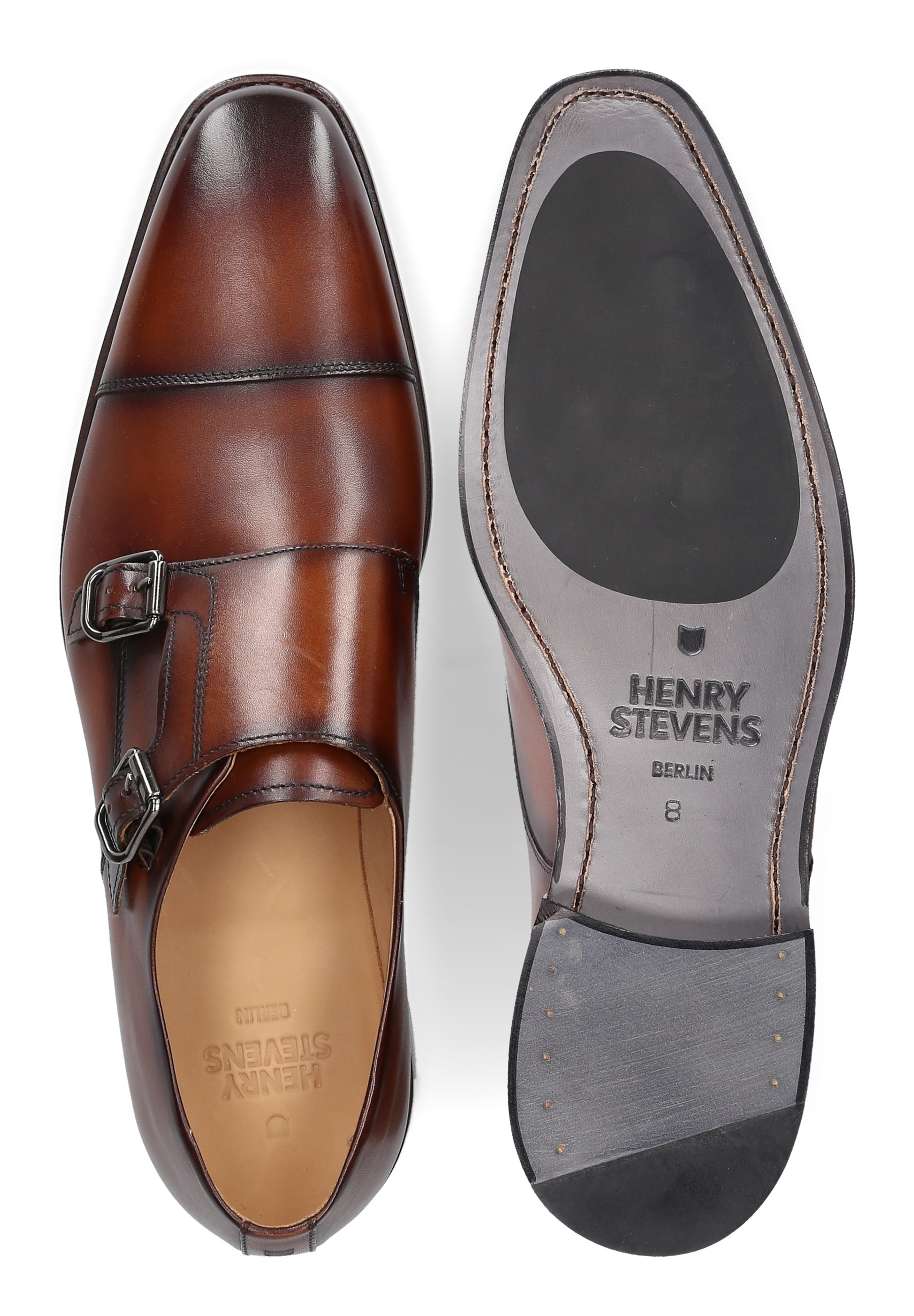 Henry Stevens Slipper »Liam CDM«  Herren Halbschuh Leder handgefertigt, Anzugschuh