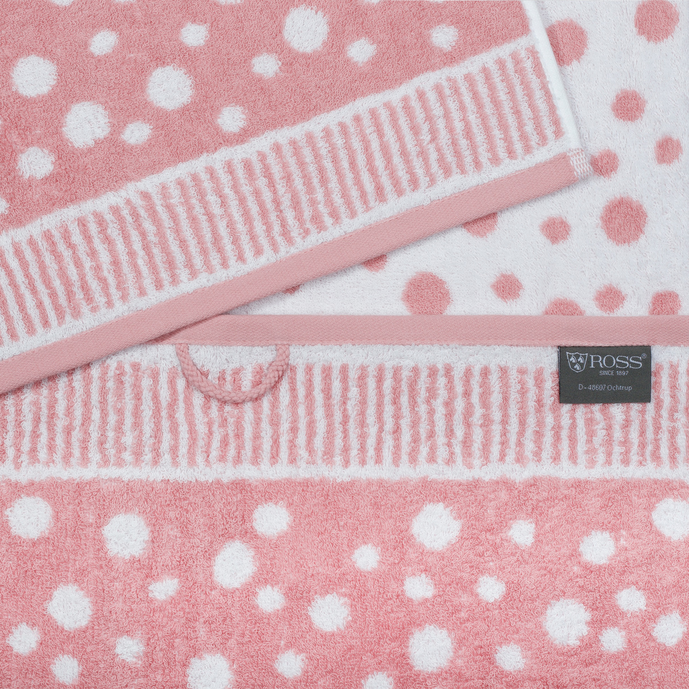 Thumbnail - ROSS Handtücher "Punkte, allover" aus feinster Baumwolle