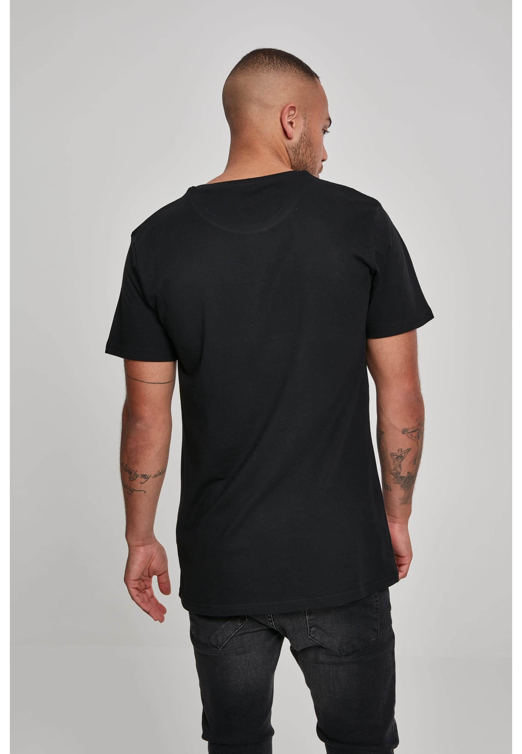 MisterTee T-Shirt »MisterTee Herren Wu-Wear Black Logo T-Shirt«, (1 tlg.)