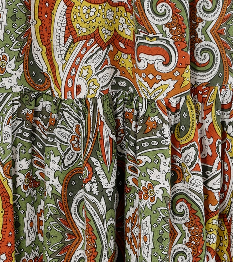 Aniston CASUAL Tunikakleid, mit farbharmonischem, großflächigen Paisley-Muster - NEUE KOLLEKTION