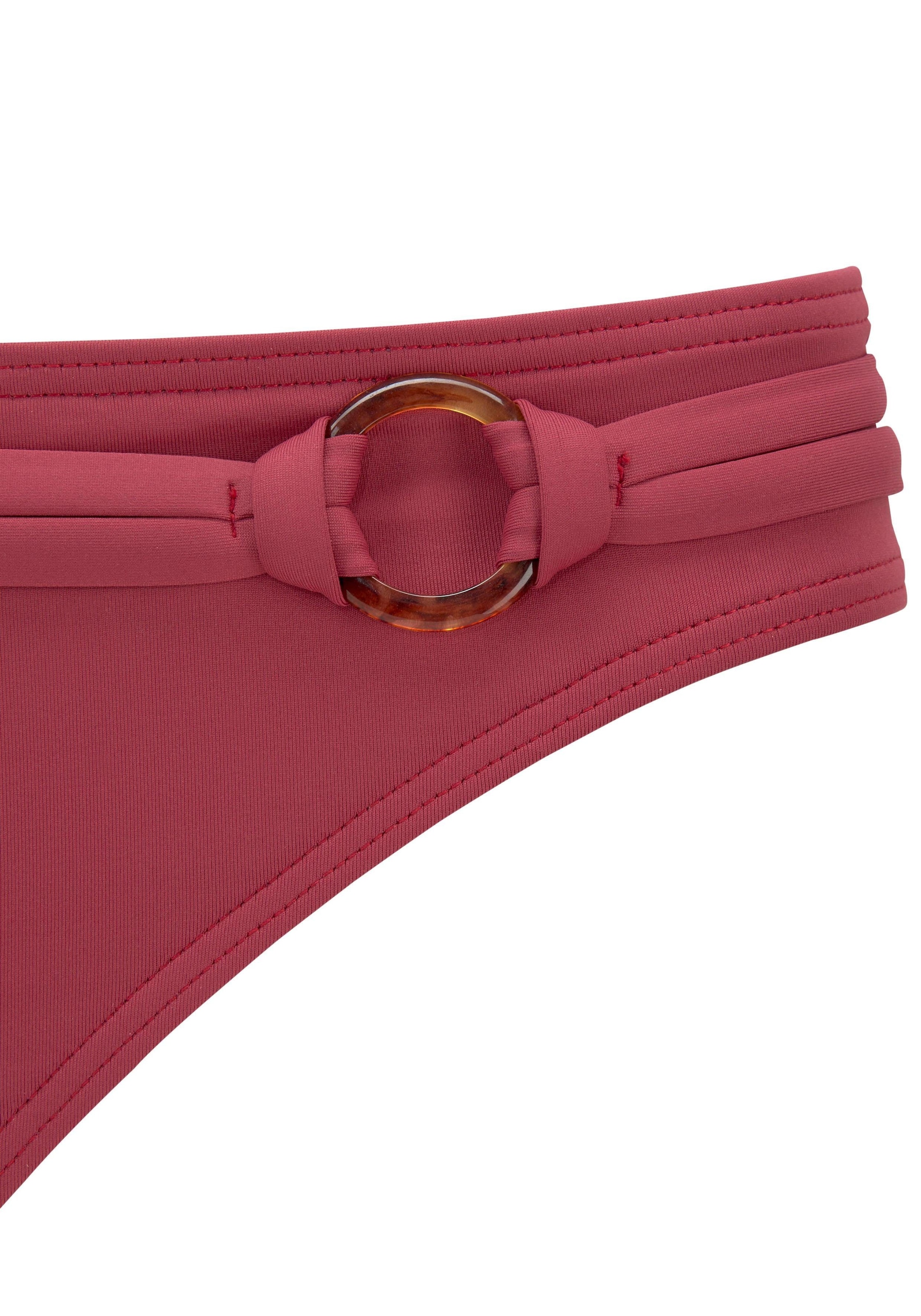 s.Oliver Bikini-Hose »Rome«, mit Ziergürtel