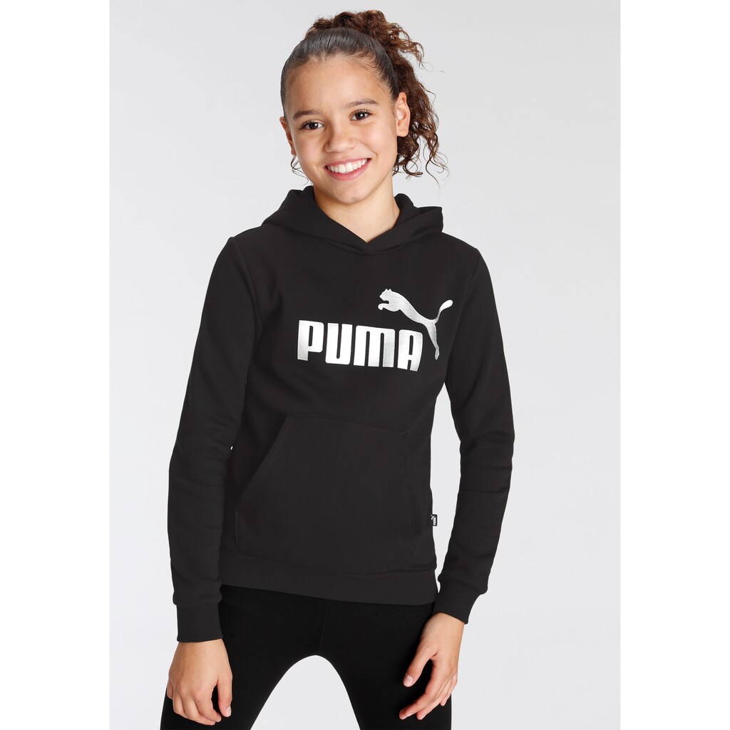 PUMA Kapuzensweatshirt »ESS+ LOGO HOODIE FL G«