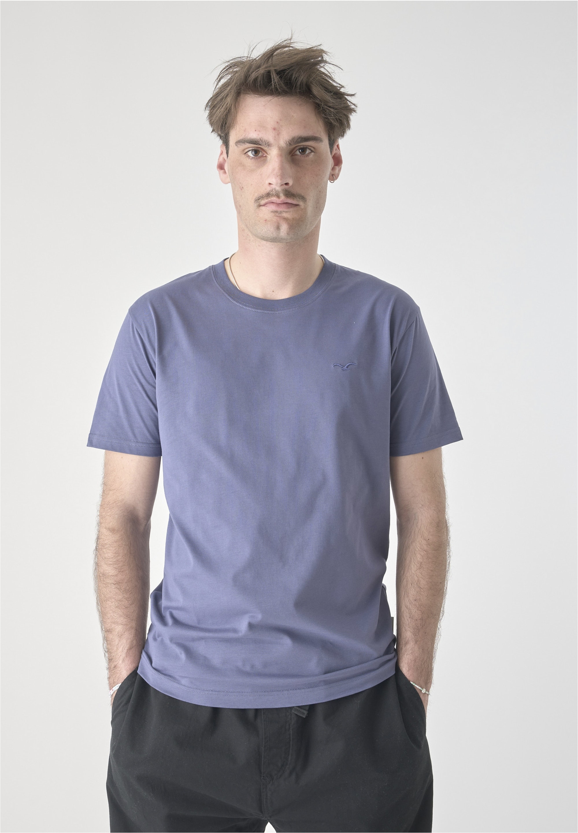 Cleptomanicx T-Shirt "Ligull Stripe" mit modischem Streifen-Muster