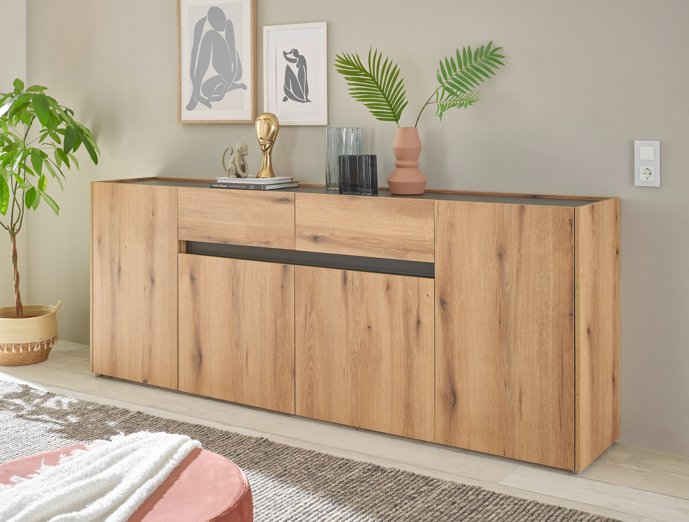 INOSIGN Sideboard "City/Giron", Breite ca, 224 cm günstig online kaufen