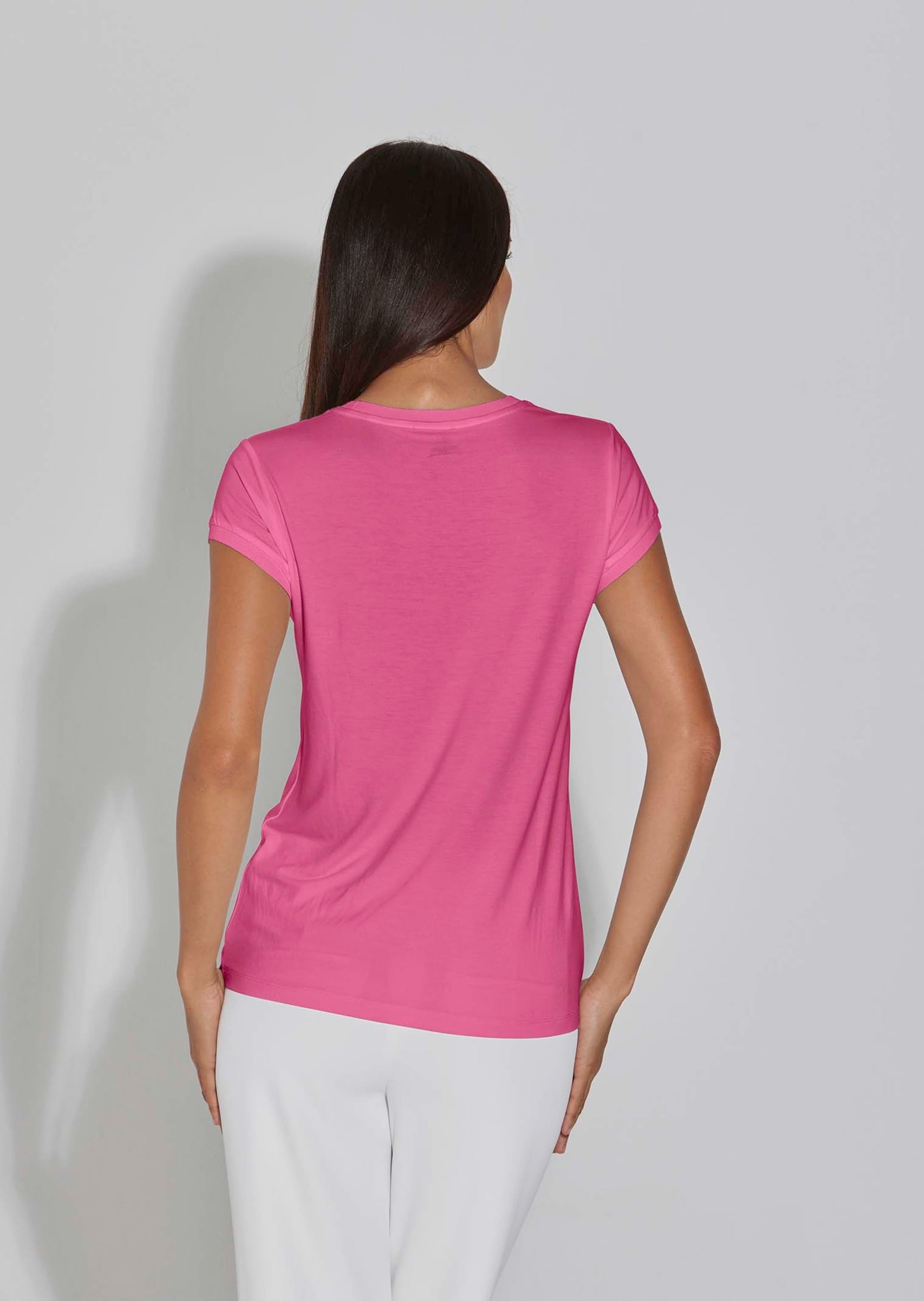 MADELEINE Kurzarmshirt »Jerseyshirt Kurzarm Jersey Basicoberteil« angenehme Stretchqualität
