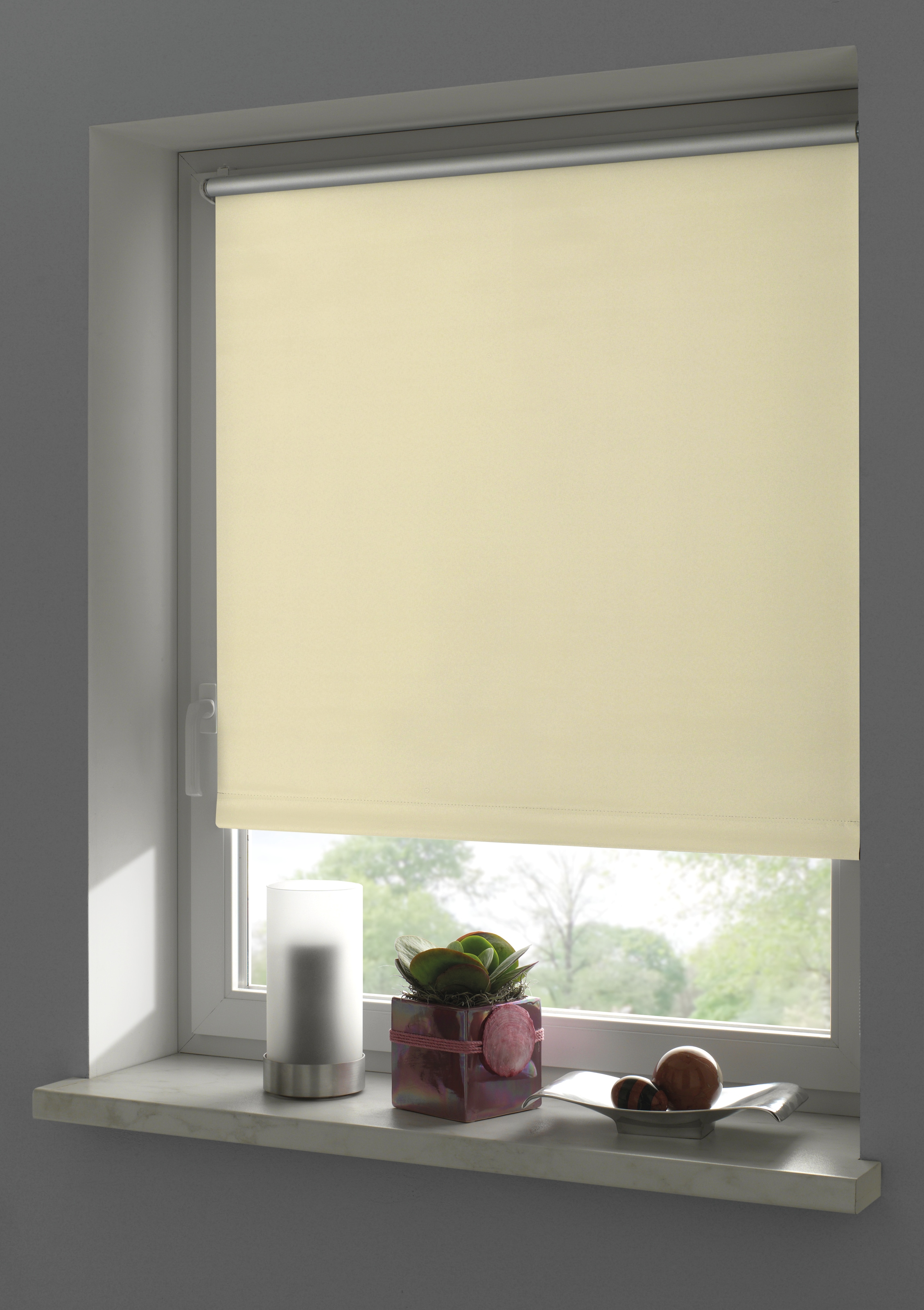 GARDINIA Seitenzugrollo »EASYFIX Rollo Thermo ENERGIESPAREND« verdunkelnd Sichtschutz | energiesparend mit Bohren/ohne Bohren freihängend abdunkelnd mit Thermobeschichtung