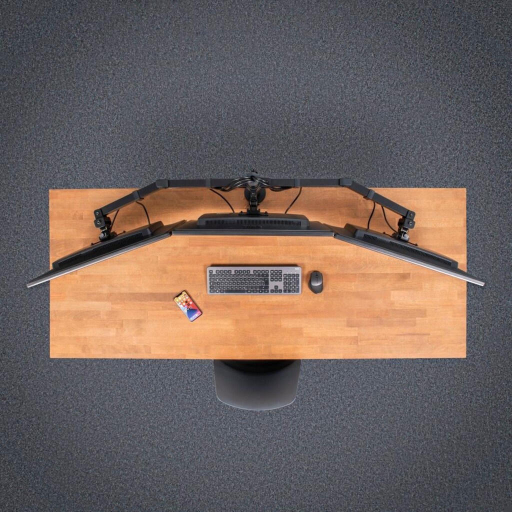 Hama Monitor-Halterung »Bildschirm Halterung, 33-69cm(13"-27") 3 Monitore«, bis 69 cm Zoll