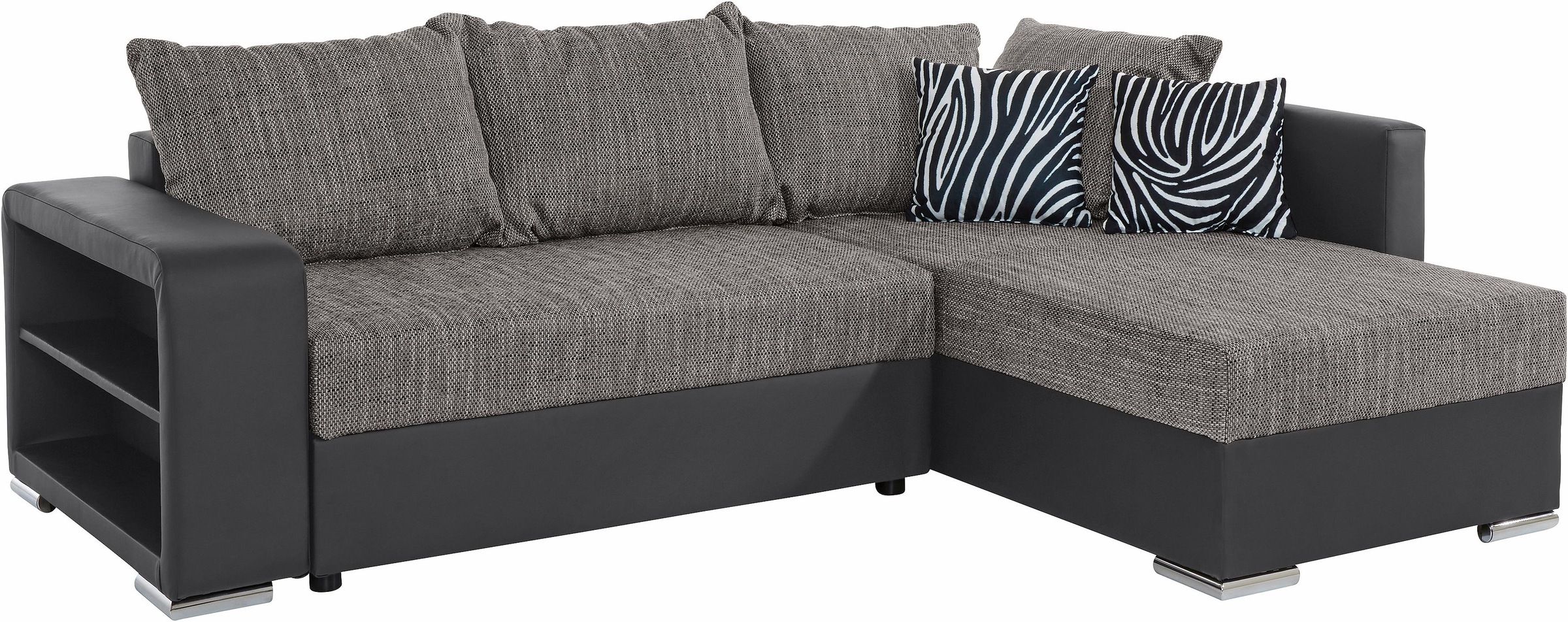 COLLECTION AB Ecksofa »John L-Form«, mit Bettfunktion, wahlweise mit Federkern
