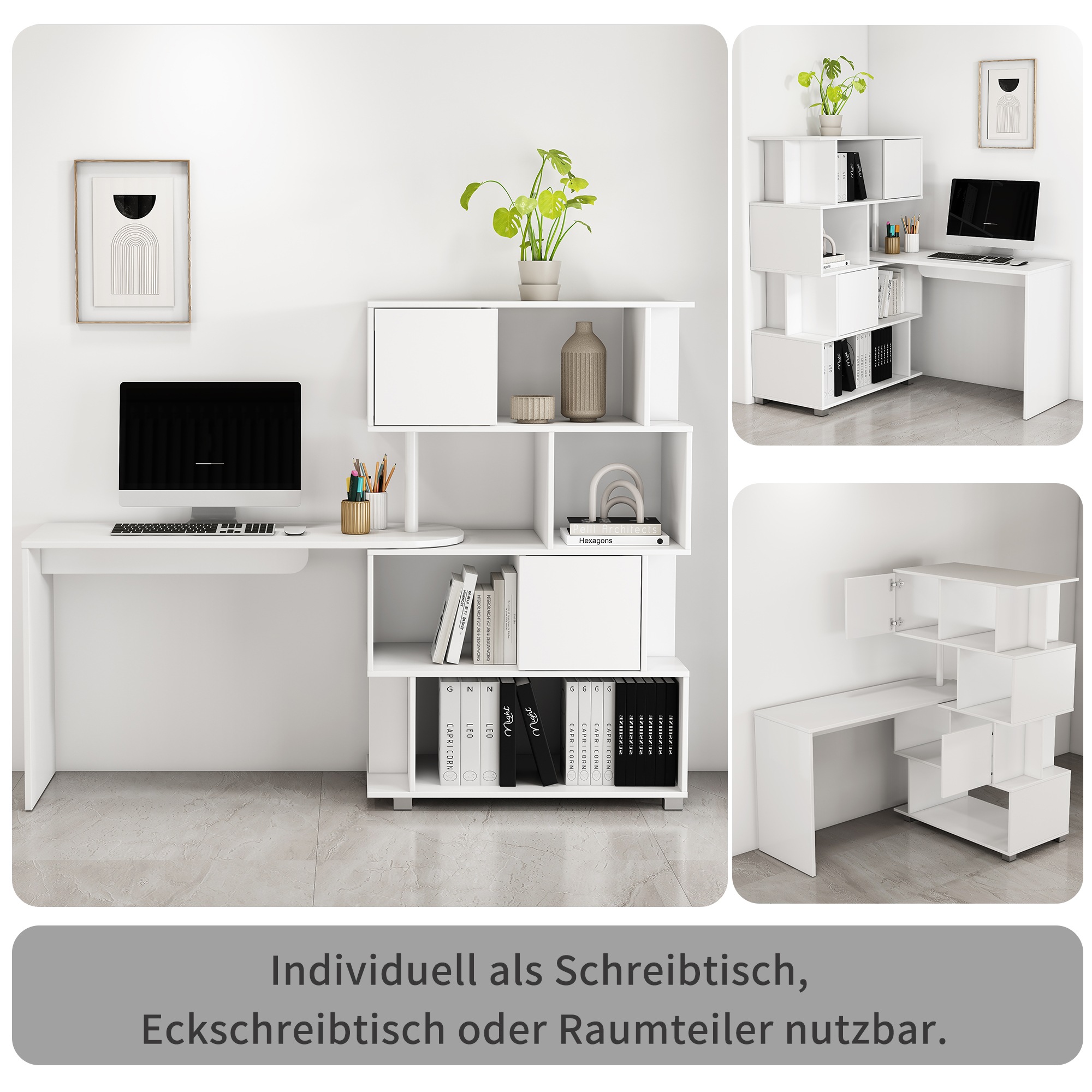 OTTO home Schreibtisch "Inovo" Set, als Eckschreibtisch oder Schreibtisch n günstig online kaufen