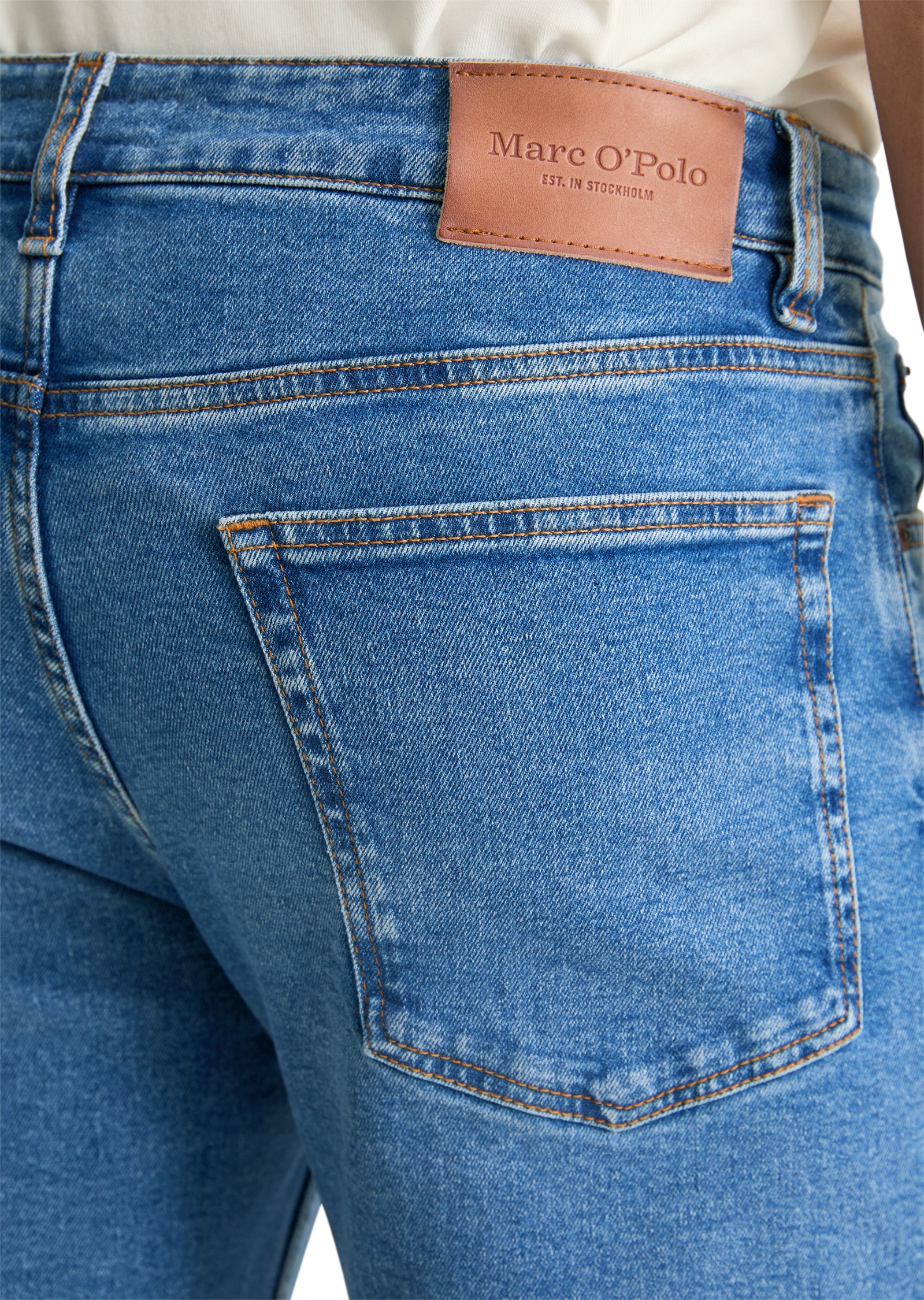 Marc O'Polo Straight-Jeans »aus Bio-Baumwoll-Mix«