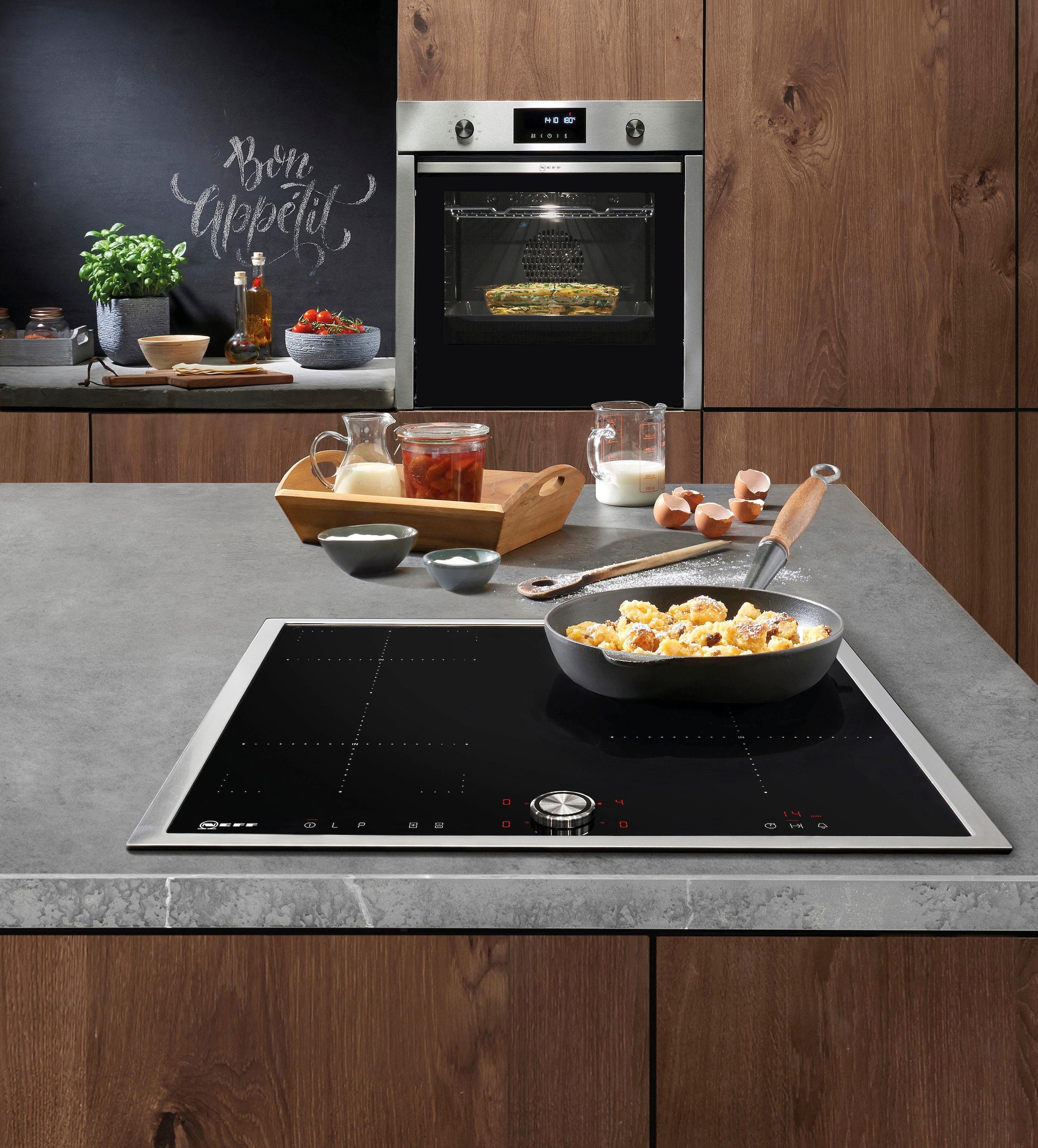 NEFF Einbaubackofen »B4CCE2AN0«, B4CCE2AN0, mit Teleskopauszug nachrüstbar,  easyClean, mit Slide&Hide® online bestellen | BAUR