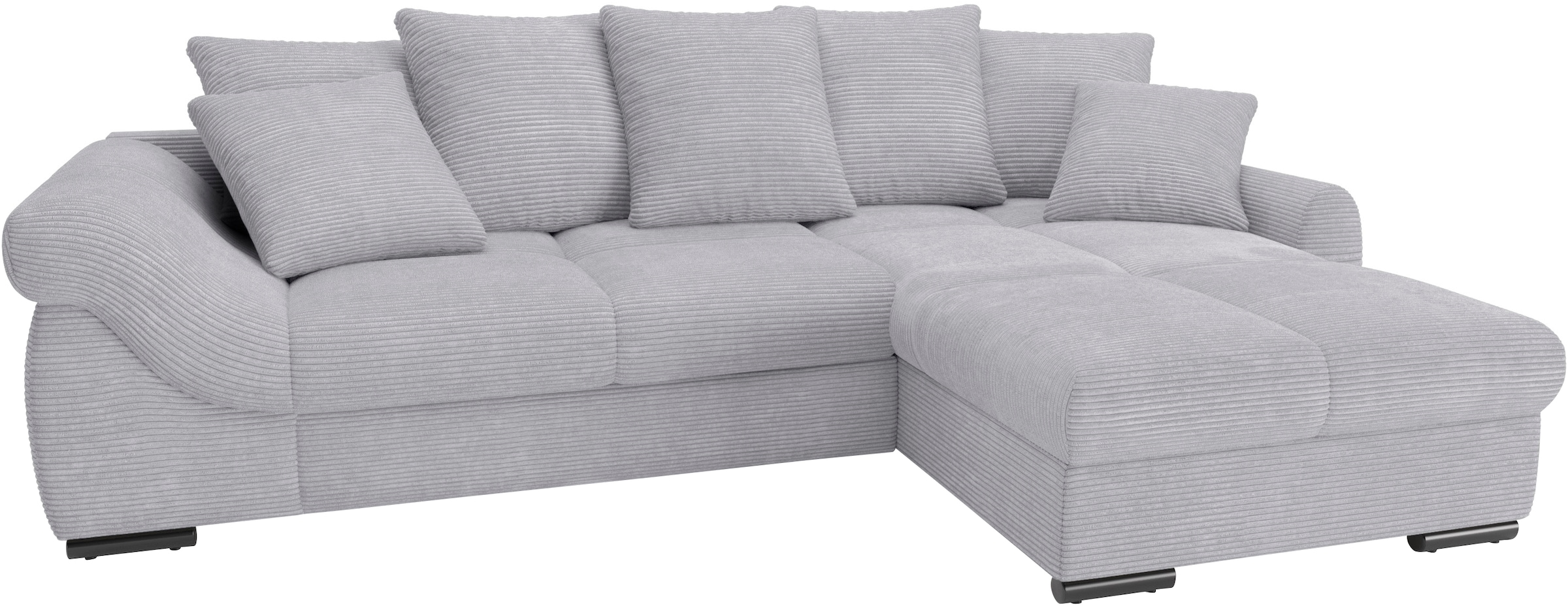 Mr. Couch Ecksofa "Livorno L-Form", inkl. Hochschläfer-Bettauszug, XL-Bettk günstig online kaufen