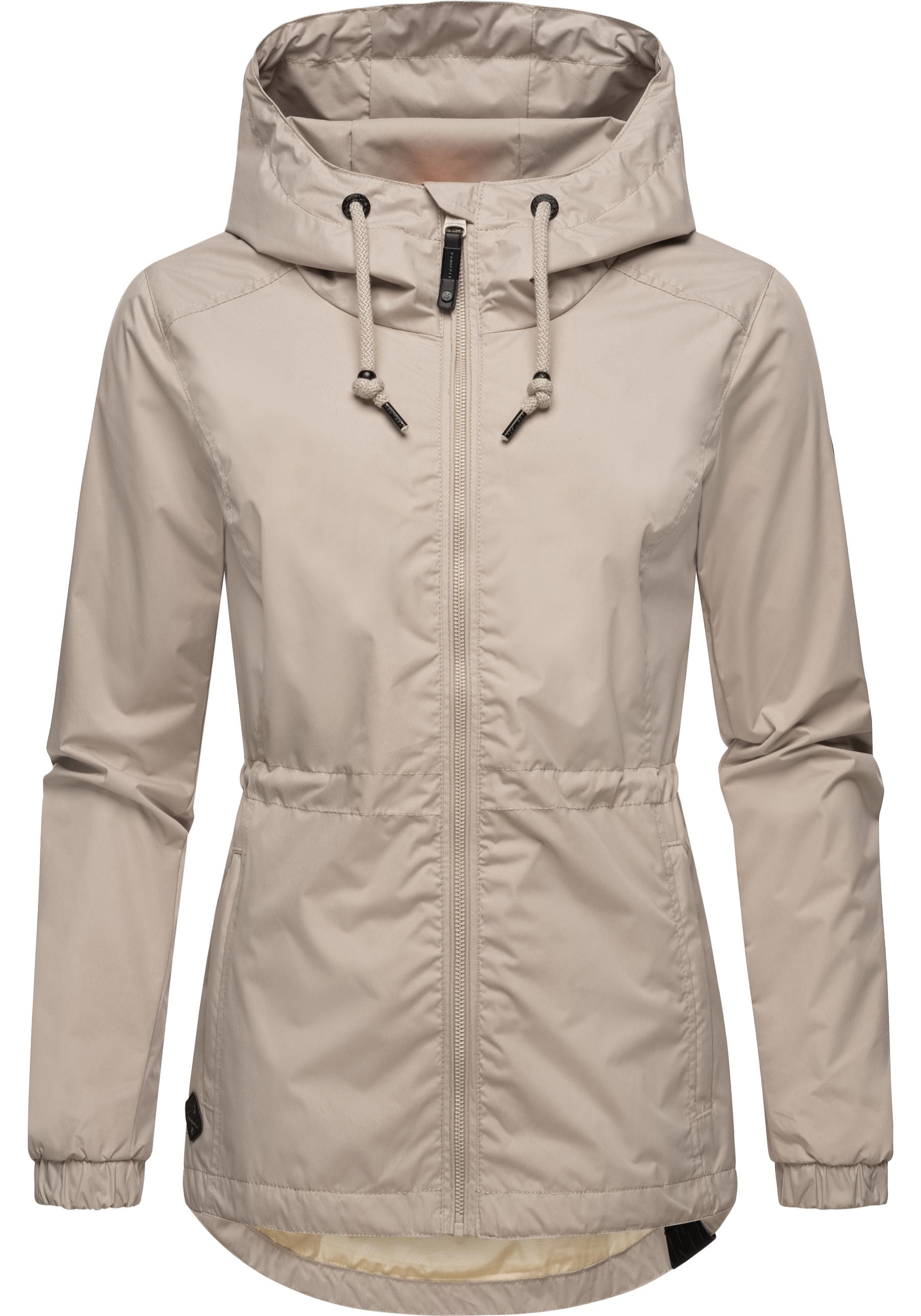 Ragwear Outdoorjacke »Danka«, mit Kapuze, Wasserdichte Übergangsjacke mit großer Kapuze