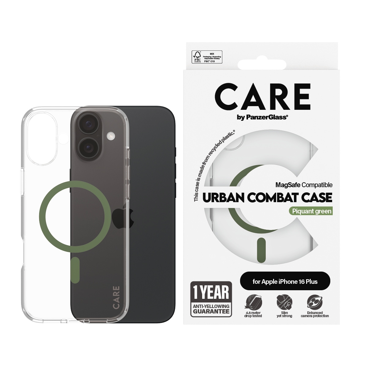 Handyhülle »Urban Combat Case für Apple iPhone 16 Plus«, iPhone 16, Backcover,...