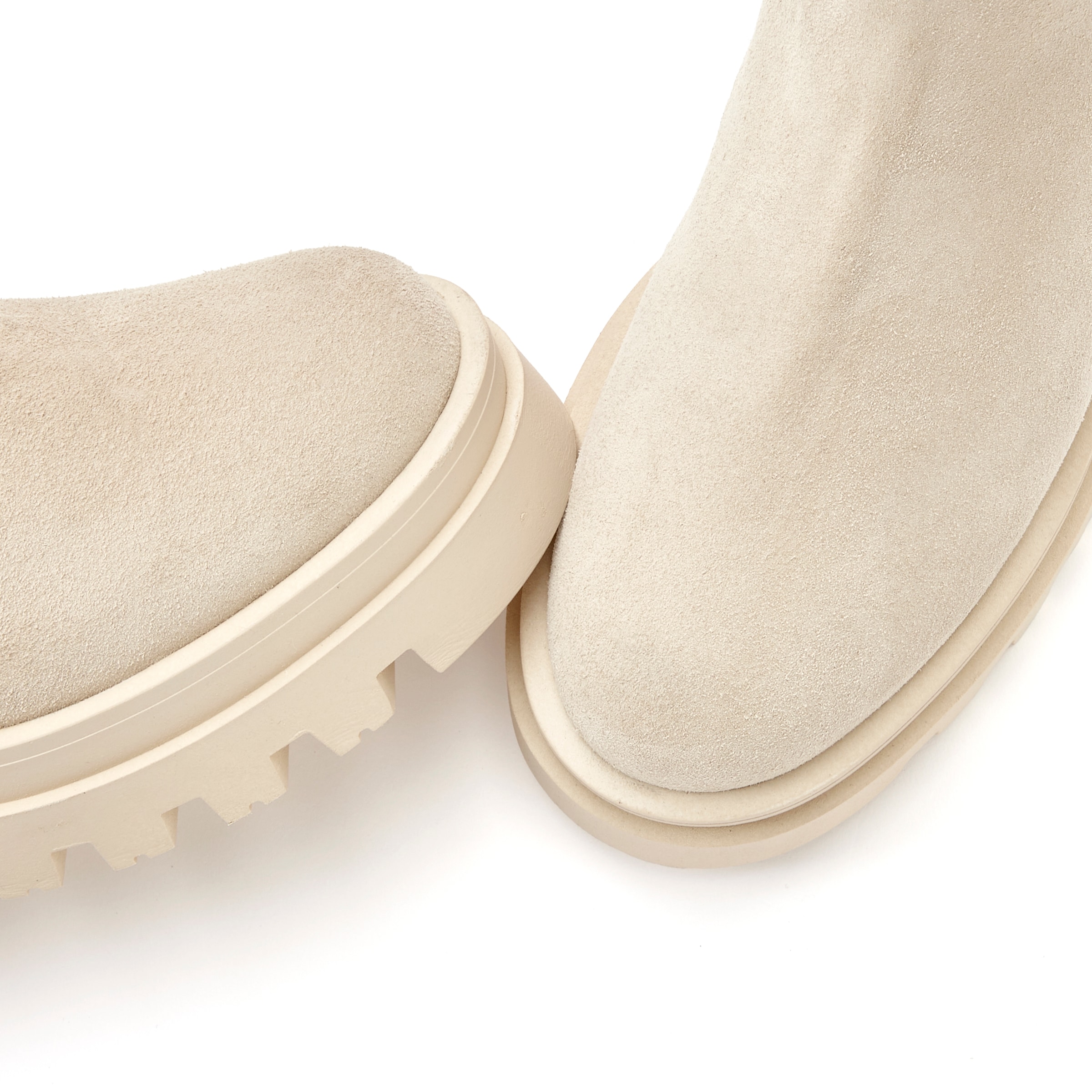 Elbsand Chelseaboots, Veloursleder-Stiefelette, Ankle-Boot, Profilstiefelette