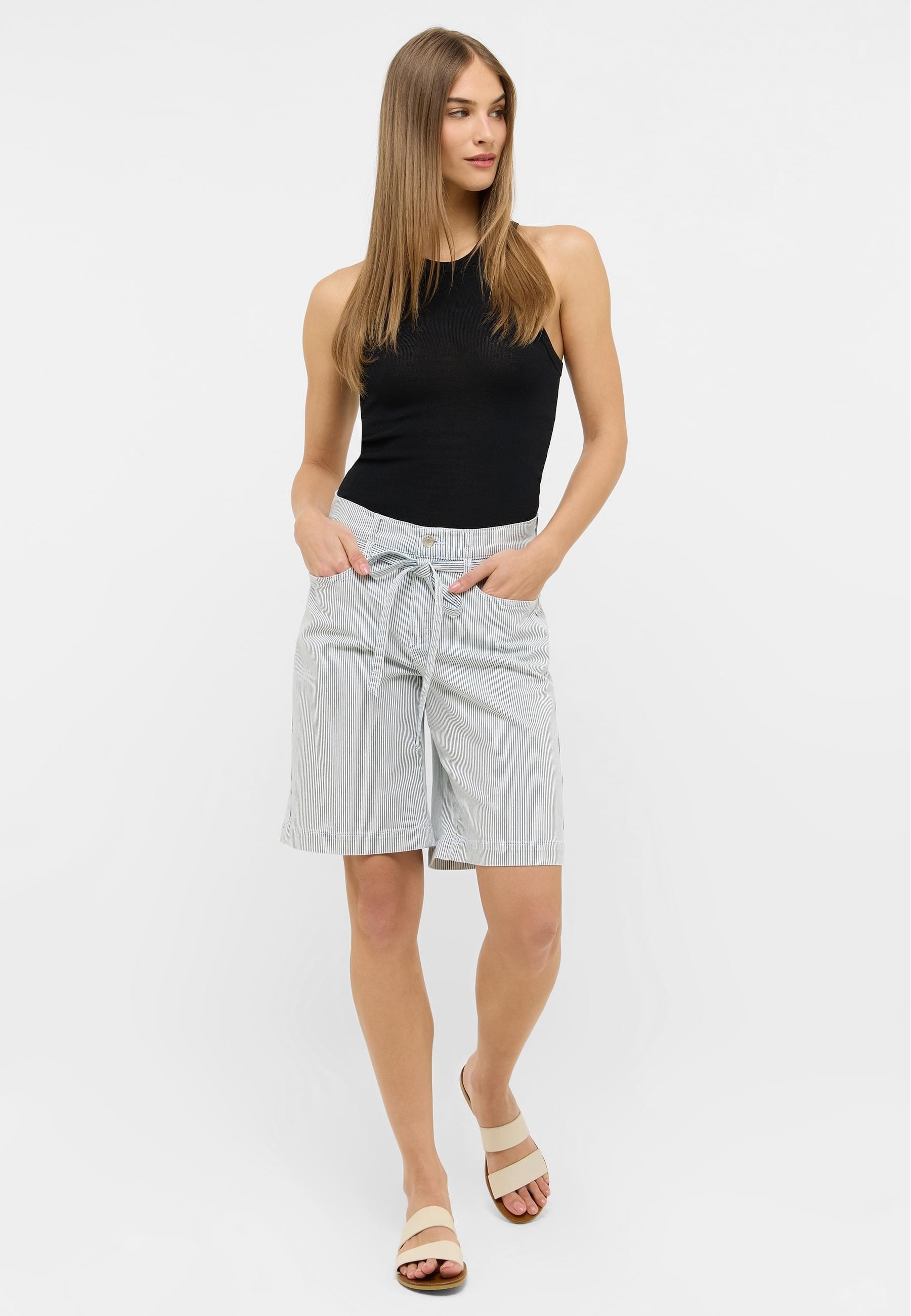 AENGELS Shorts »AENGELS Wide Leg Short Belt«, (1 tlg.)