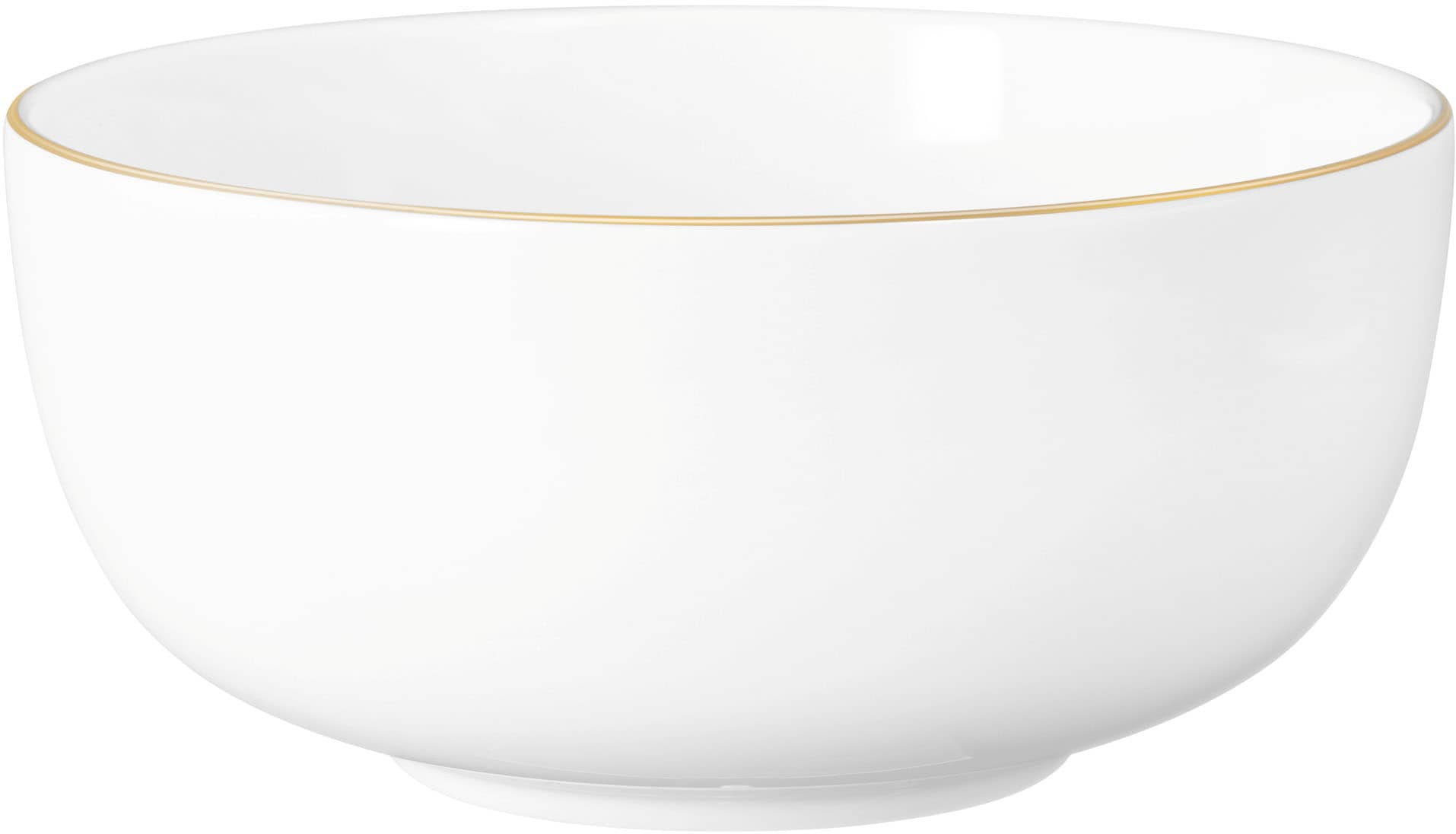 Seltmann Weiden Müslischale "Liberty - Goldrand" 1 Stk. aus Porzellan Schale 15 cm
