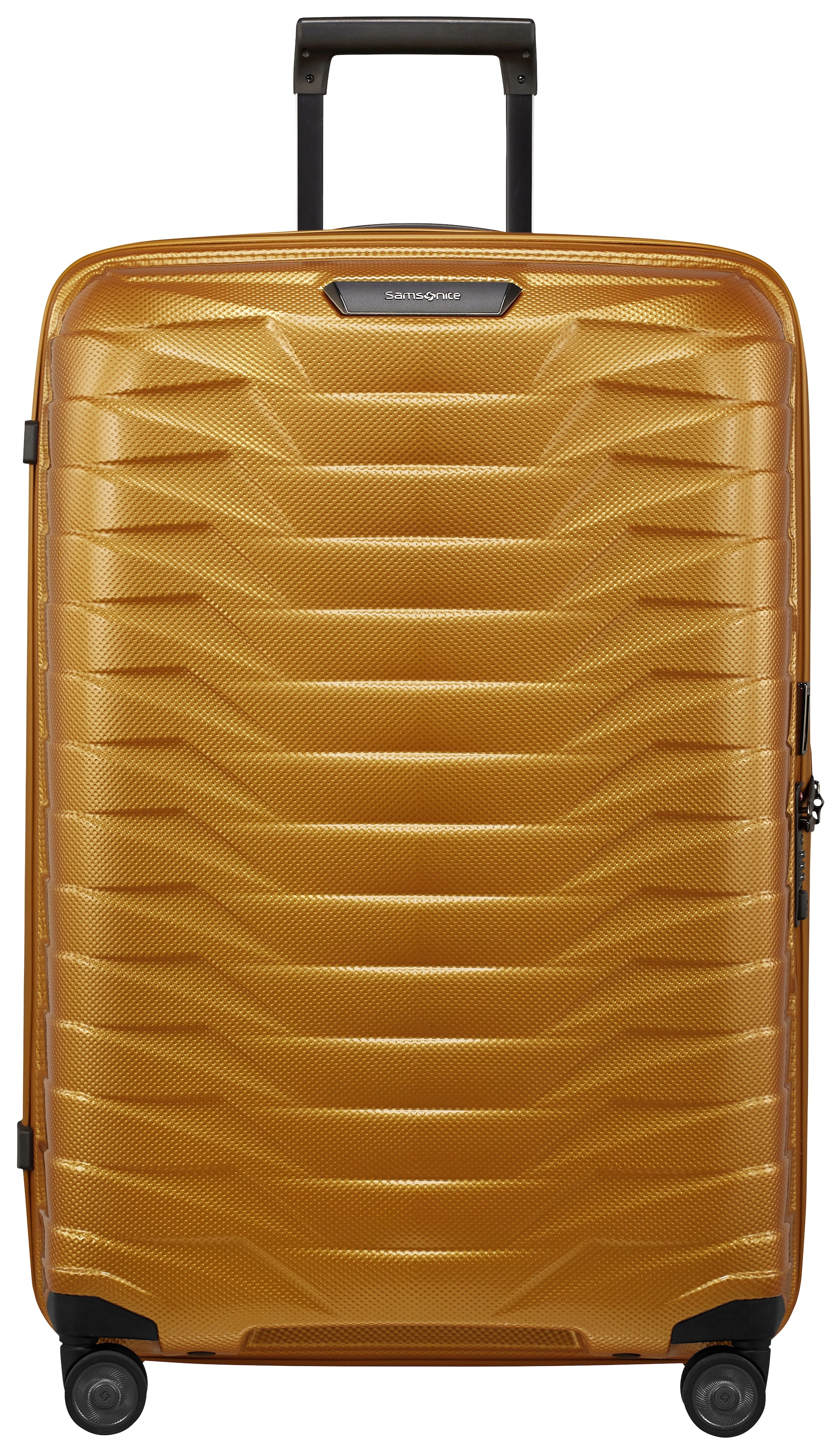 SAMSONITE Hartschalen-Trolley "PROXIS, verschiedene Größen und Farben", gold, Polypropylen, unifarben, festlich, Koffer, Trolley Reisegepäck