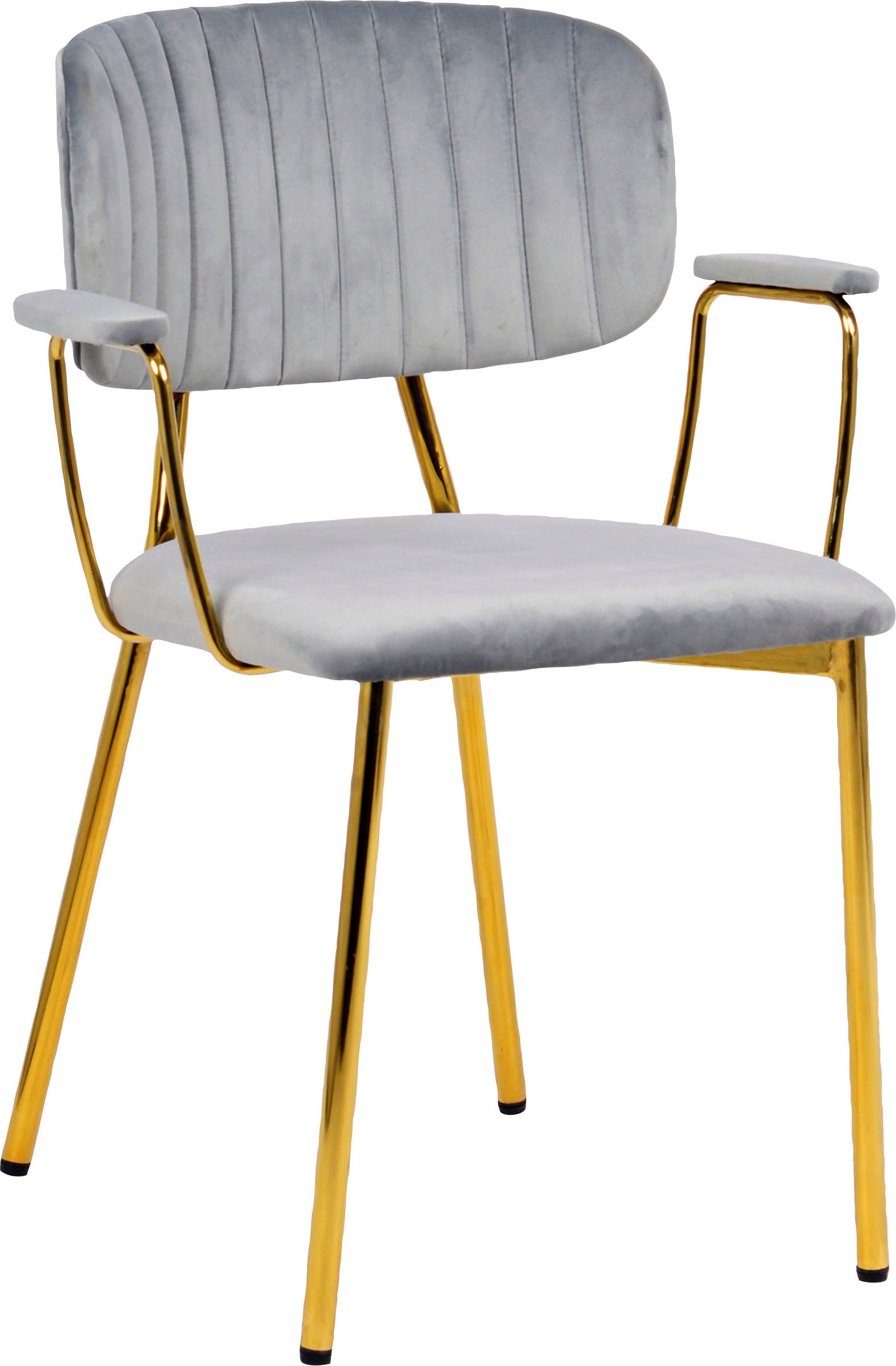 Kayoom 4-Fußstuhl "Stuhl Kian 225 2er-Set, Gestell aus Edelstahl, Rückenpol günstig online kaufen