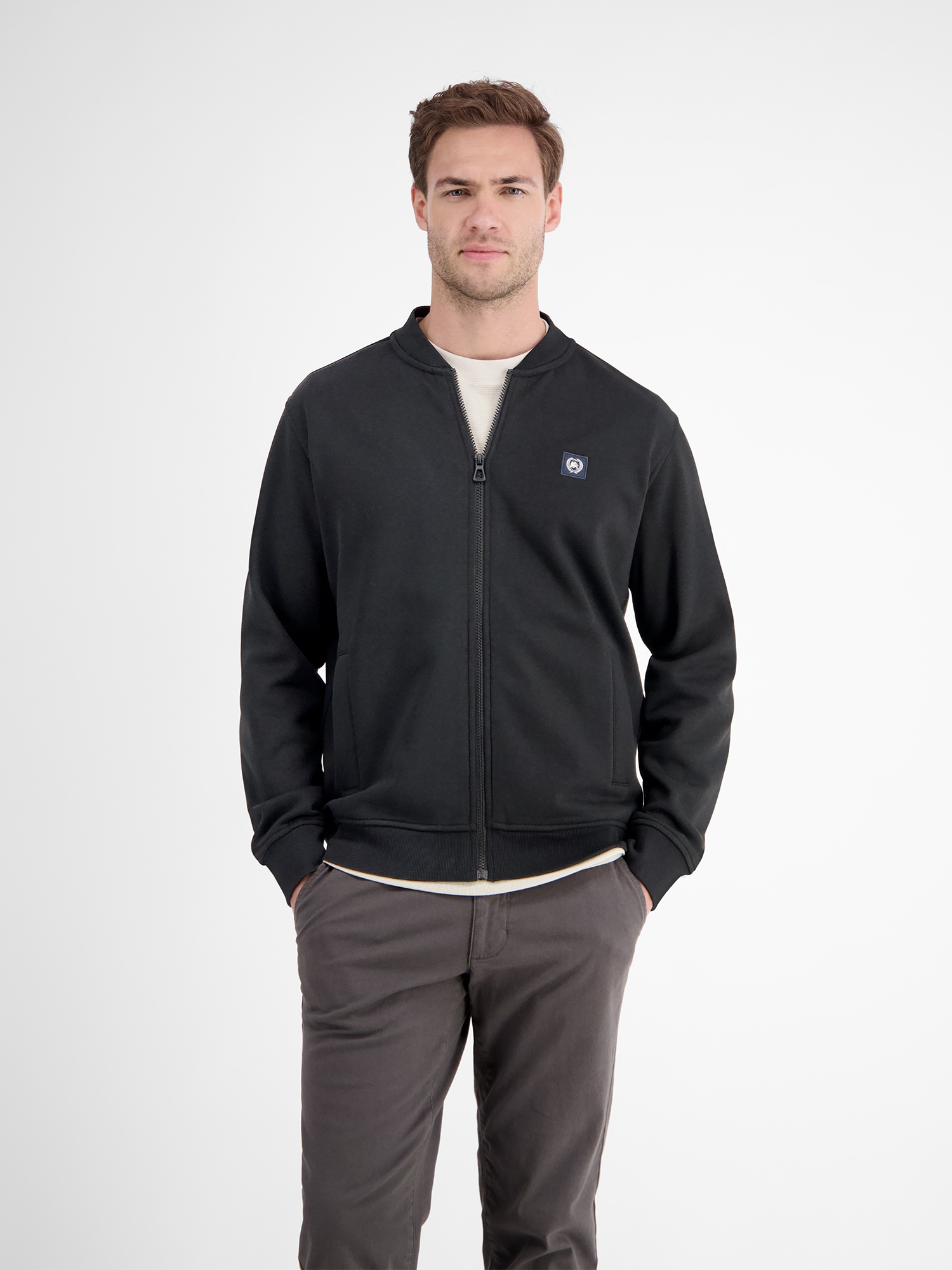 LERROS Sweatjacke "LERROS College-Sweatjacke für Herren" günstig online kaufen
