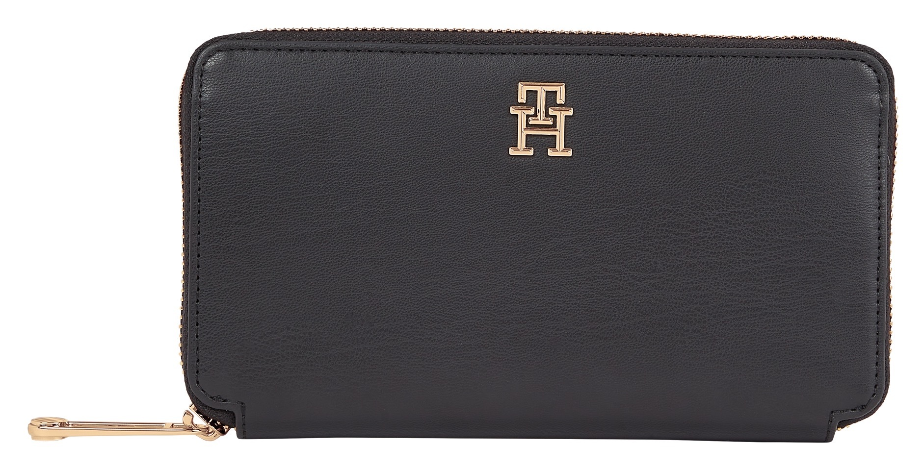 Tommy Hilfiger Geldbörse "ICONIC TOMMY LARGE ZA", mit schönem Logo Emblem