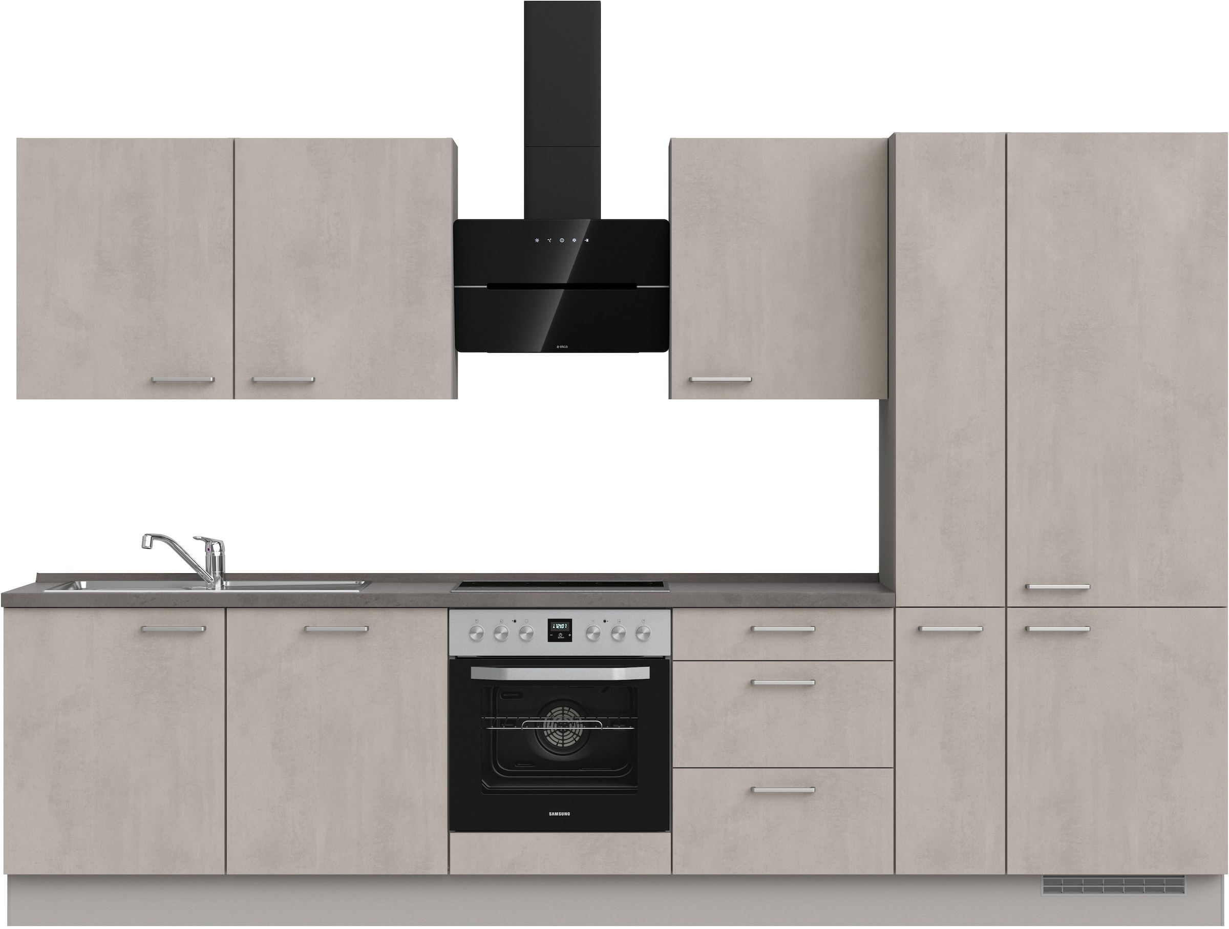 nobilia Küchenzeile ""Riva II"" vormontiert, Ausrichtung wählbar, Breite 33 günstig online kaufen