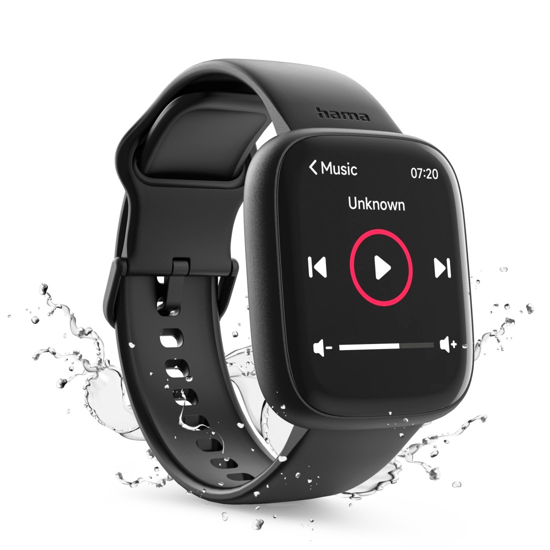 Hama Smartwatch »Smartwatch 46 mm (Telefonfunktion, WhatsApp, E-Mail etc., wasserdicht)«, (4,19 cm / 1,65 Zoll)