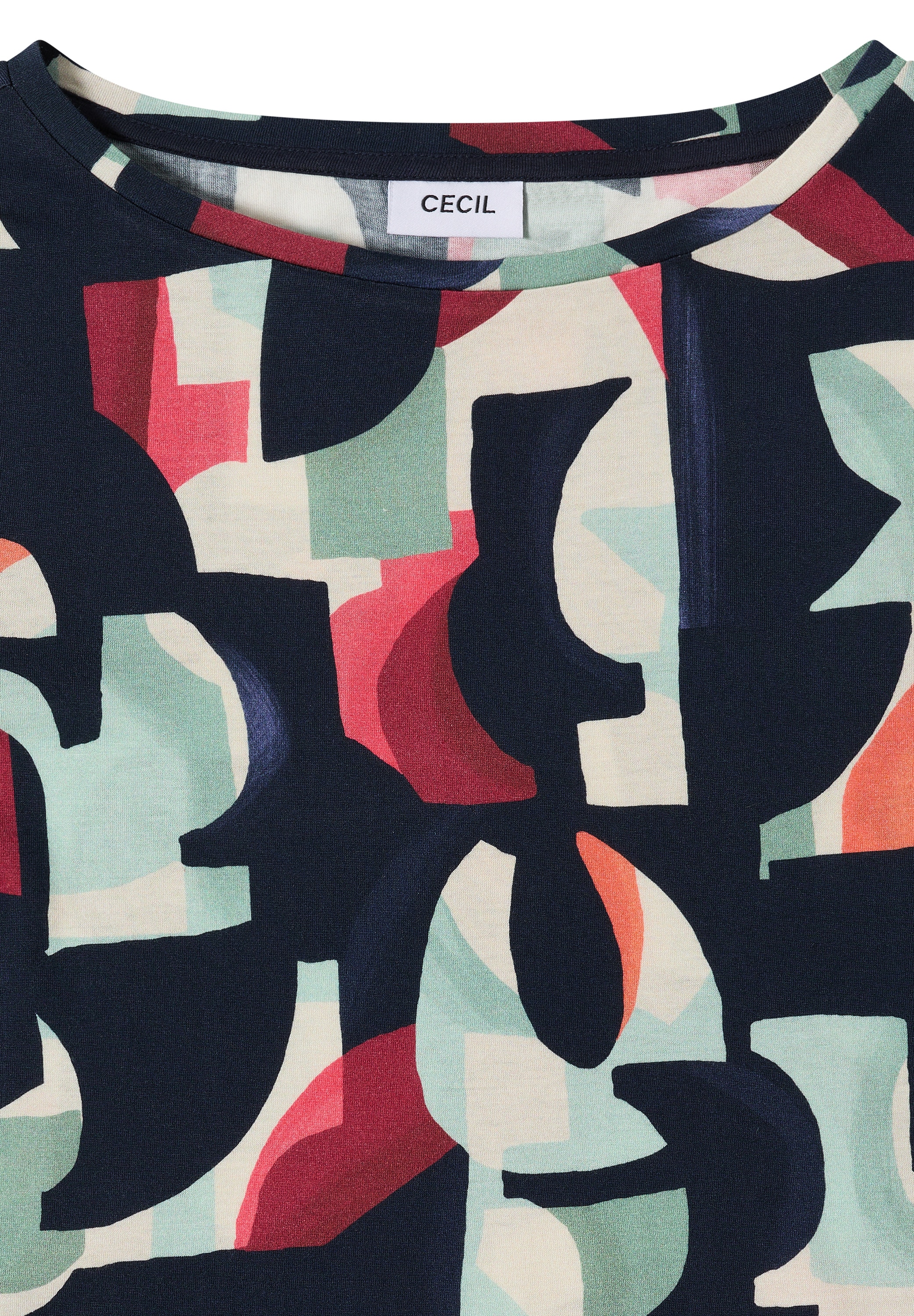 Cecil Langarmshirt mit grafischem Muster